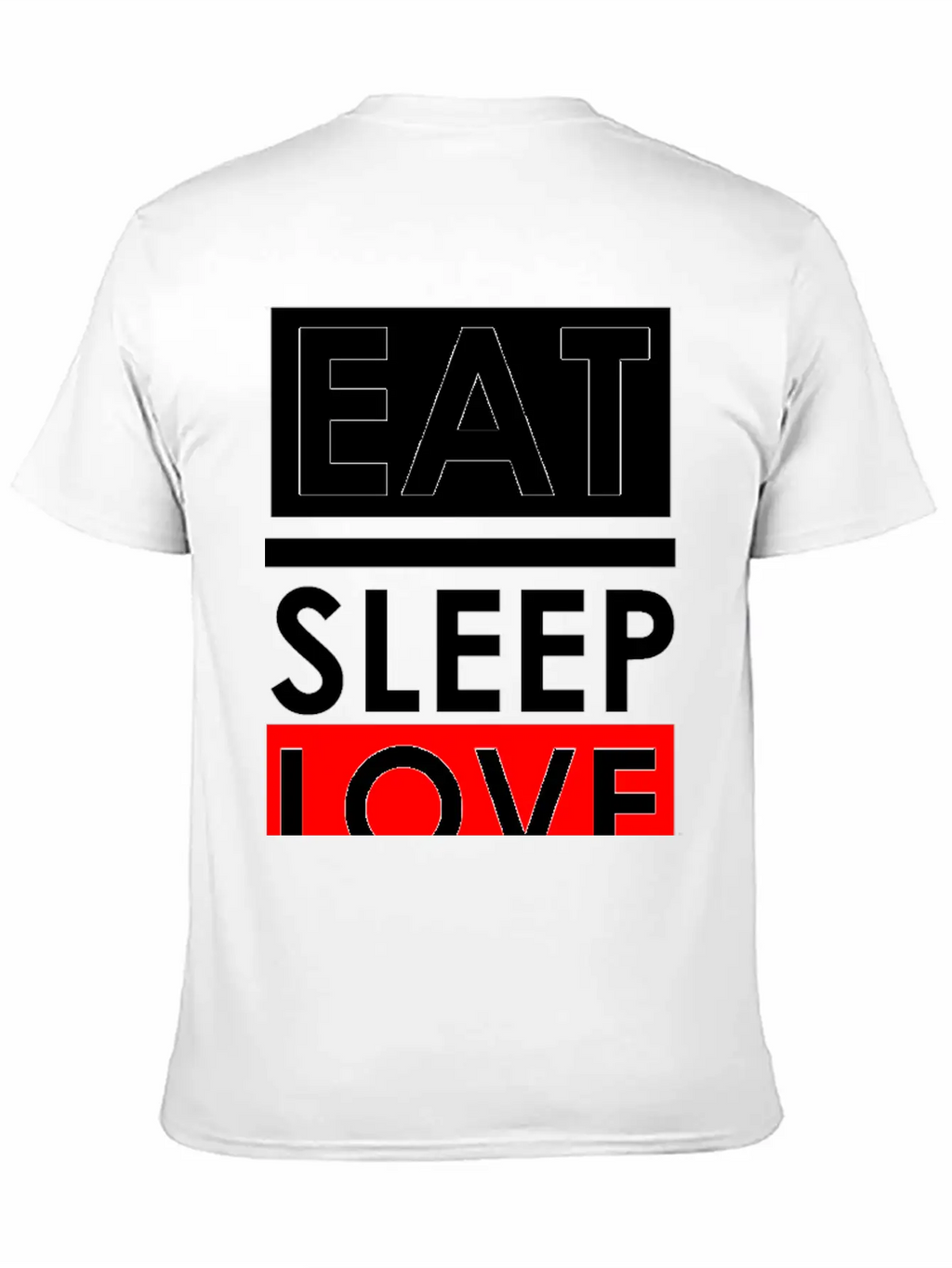 Eat Sleep Repeat Breathable Soft Cotton T-Shirt – Timeless Casual Look