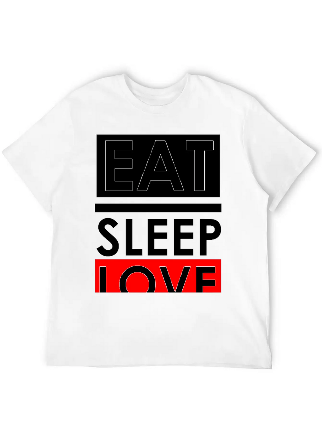 Eat Sleep Repeat Breathable Soft Cotton T-Shirt – Timeless Casual Look