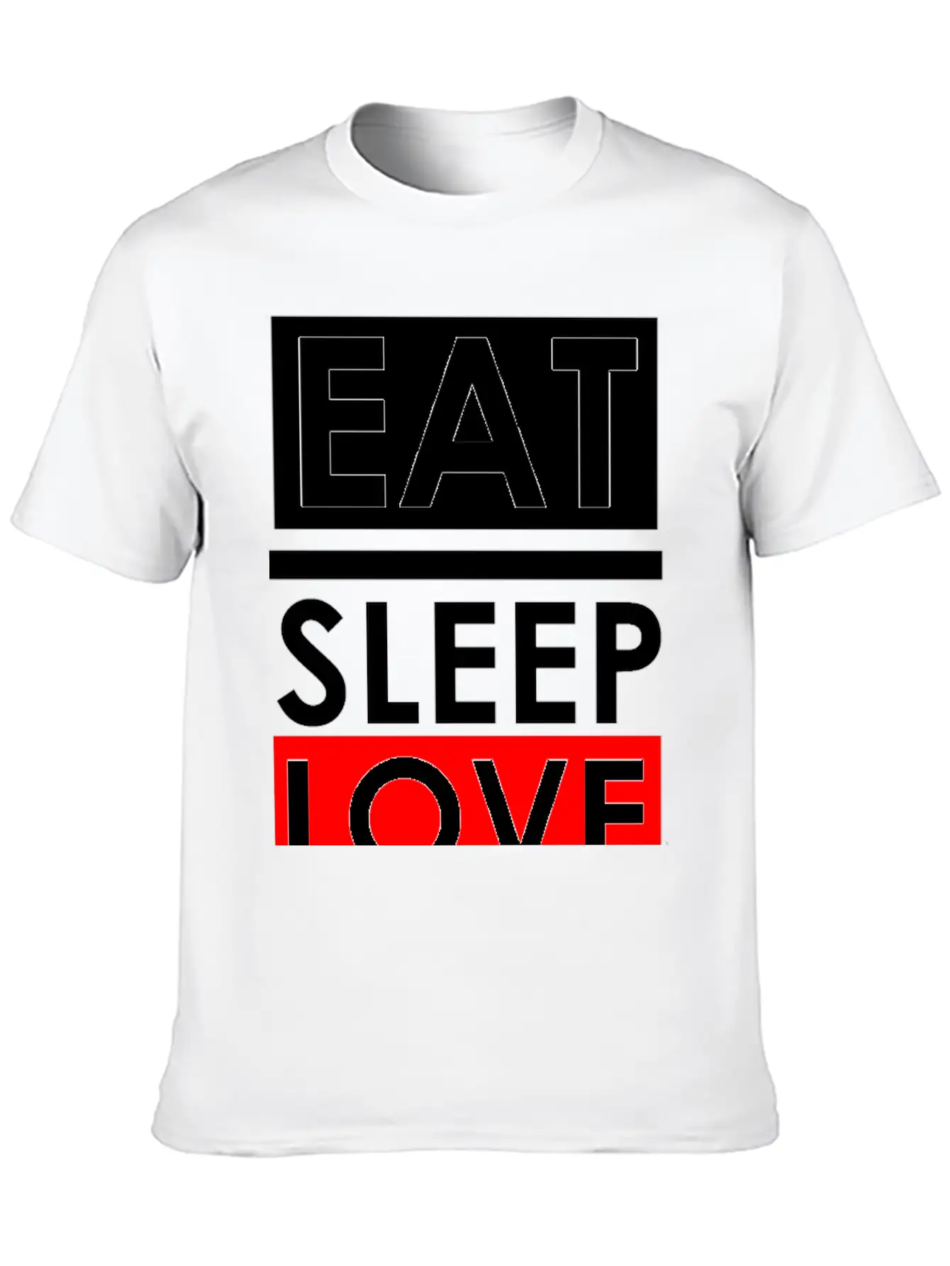 Eat Sleep Repeat Breathable Soft Cotton T-Shirt – Timeless Casual Look