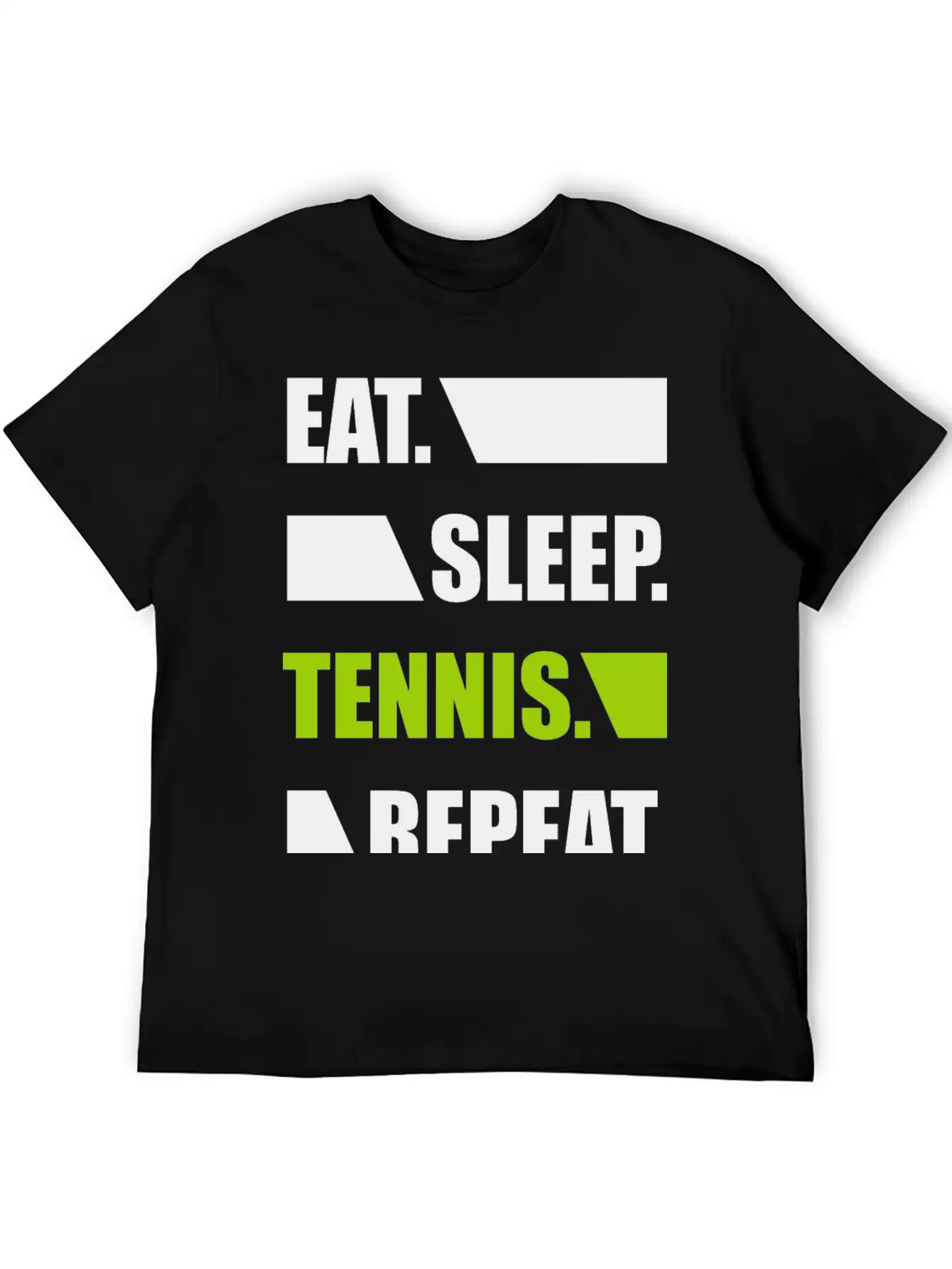 Eat Sleep Tennis Repeat Player Ball Tournament Unisex Casual T-Shirt – Clean Design For Daily Comfort