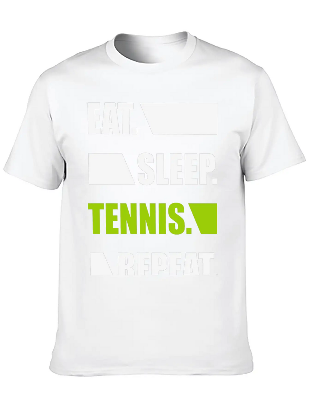 Eat Sleep Tennis Repeat Player Ball Tournament Unisex Casual T-Shirt – Clean Design For Daily Comfort