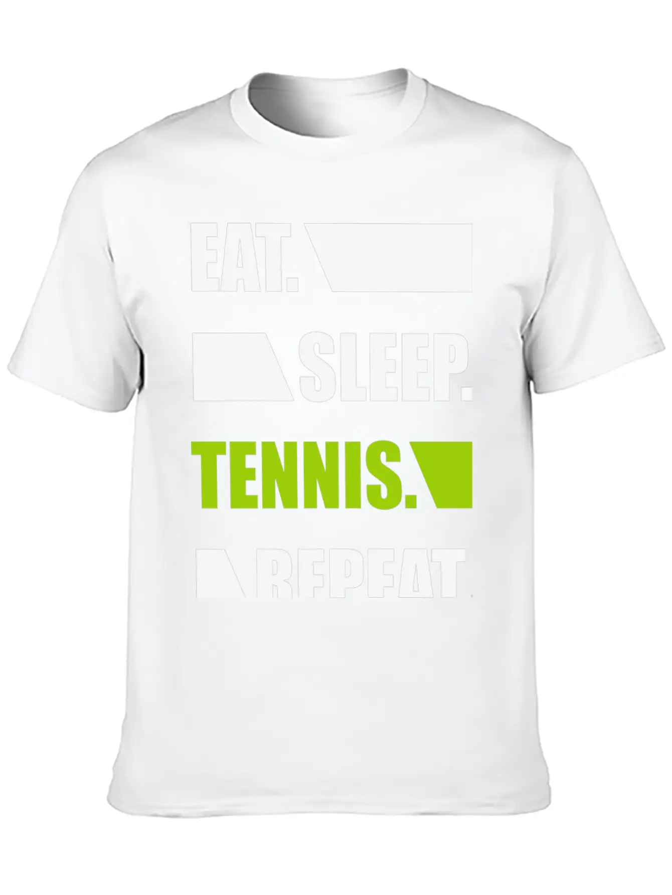 Eat Sleep Tennis Repeat Player Ball Tournament Unisex Casual T-Shirt – Clean Design For Daily Comfort