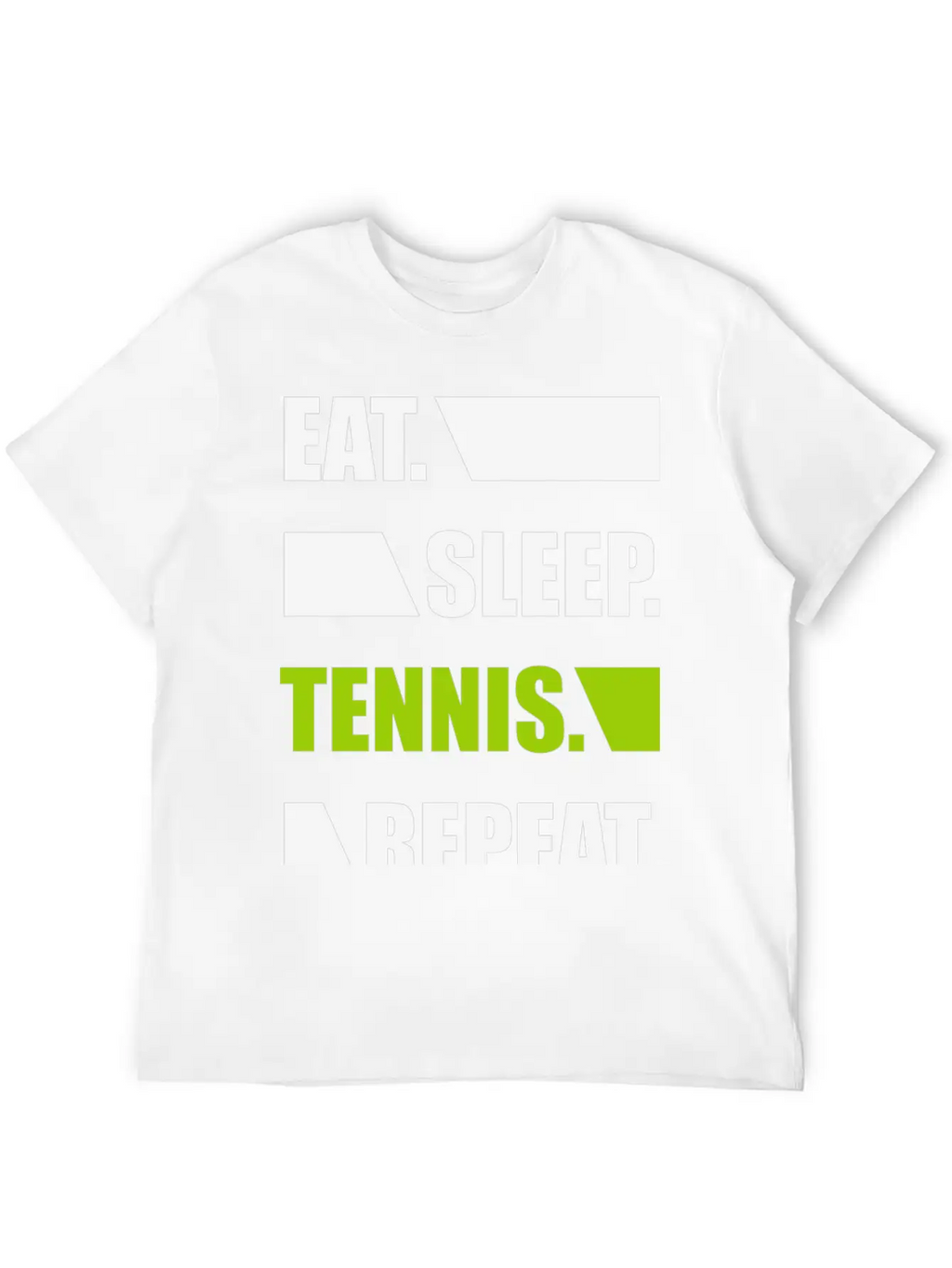 Eat Sleep Tennis Repeat Player Ball Tournament Unisex Casual T-Shirt – Clean Design For Daily Comfort