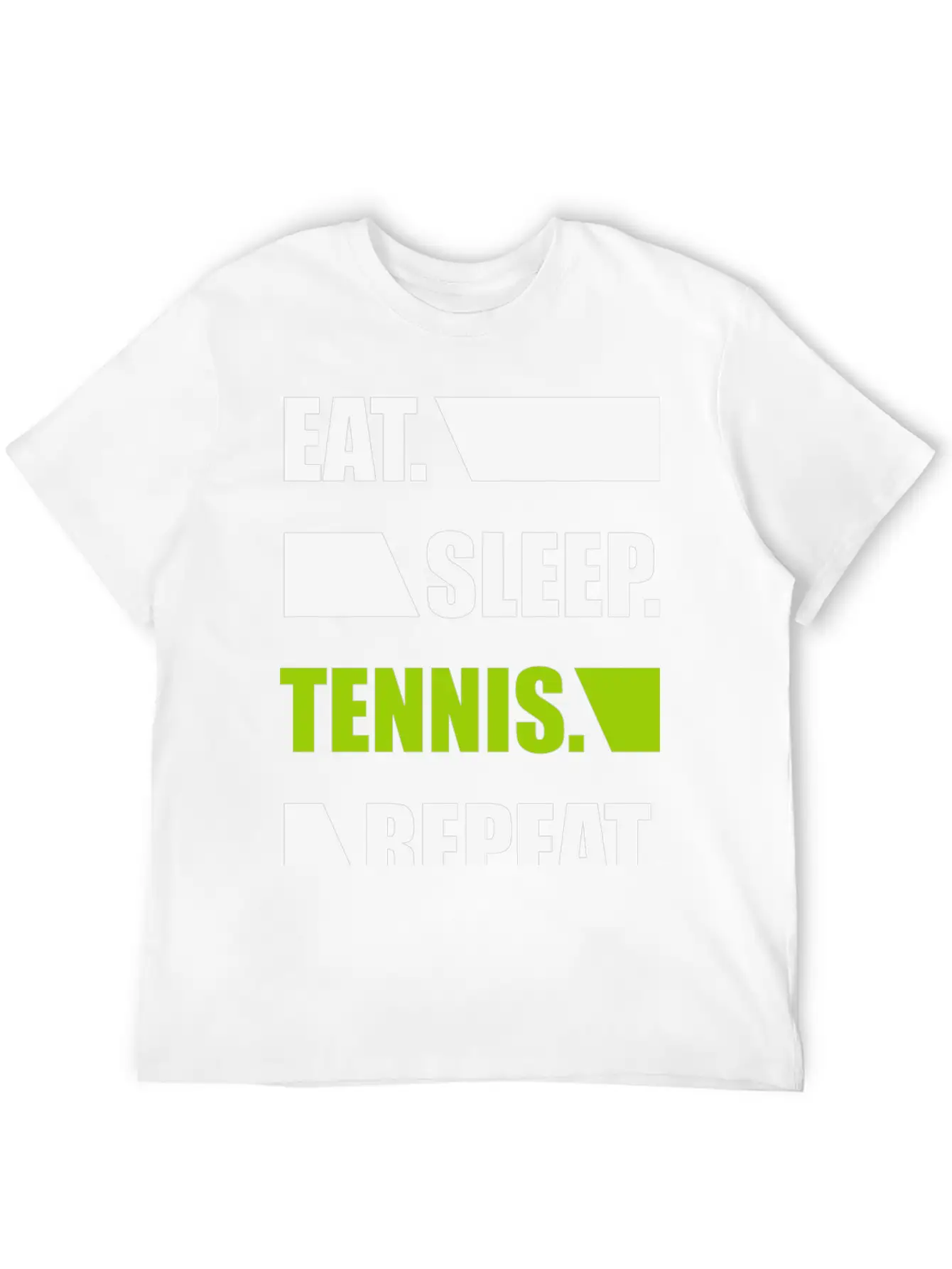 Eat Sleep Tennis Repeat Player Ball Tournament Unisex Casual T-Shirt – Clean Design For Daily Comfort