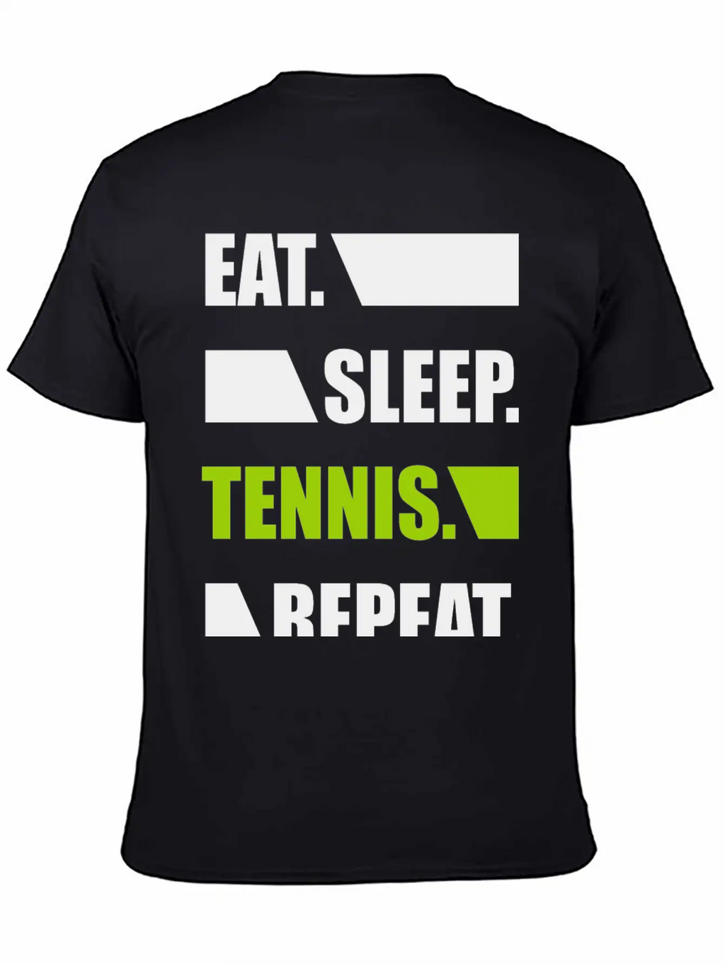 Eat Sleep Tennis Repeat Player Ball Tournament Unisex Casual T-Shirt – Clean Design For Daily Comfort