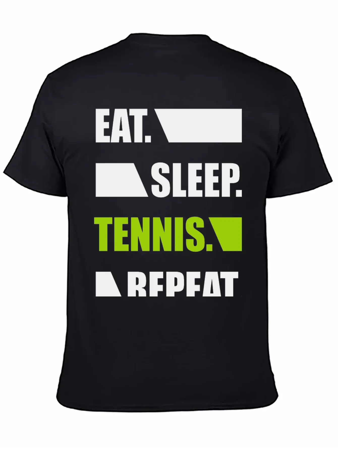 Eat Sleep Tennis Repeat Player Ball Tournament Unisex Casual T-Shirt – Clean Design For Daily Comfort