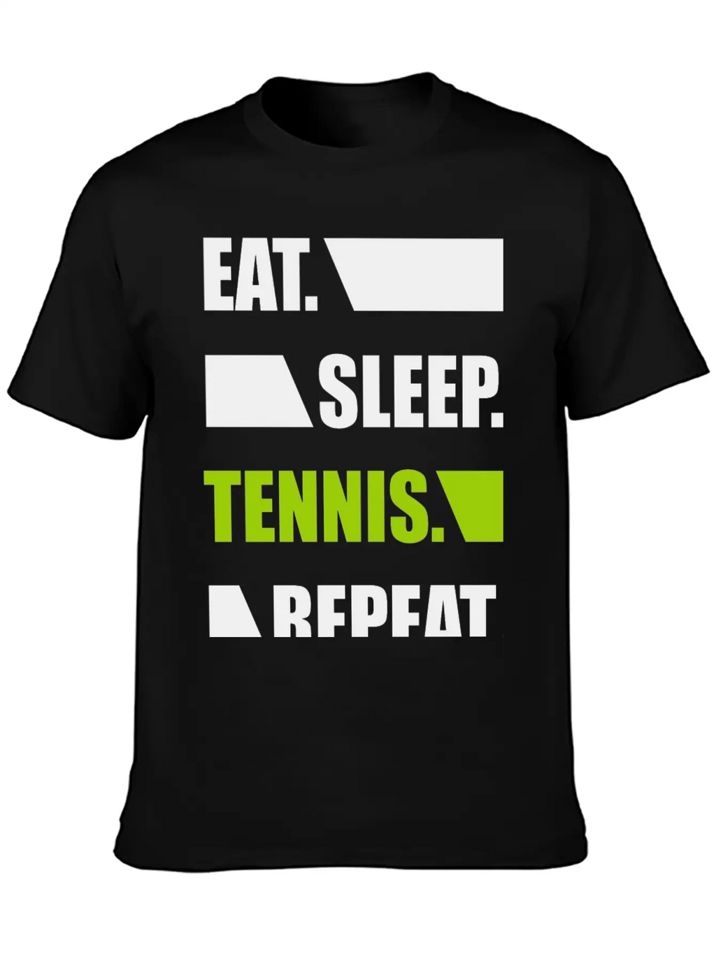 Eat Sleep Tennis Repeat Player Ball Tournament Unisex Casual T-Shirt – Clean Design For Daily Comfort