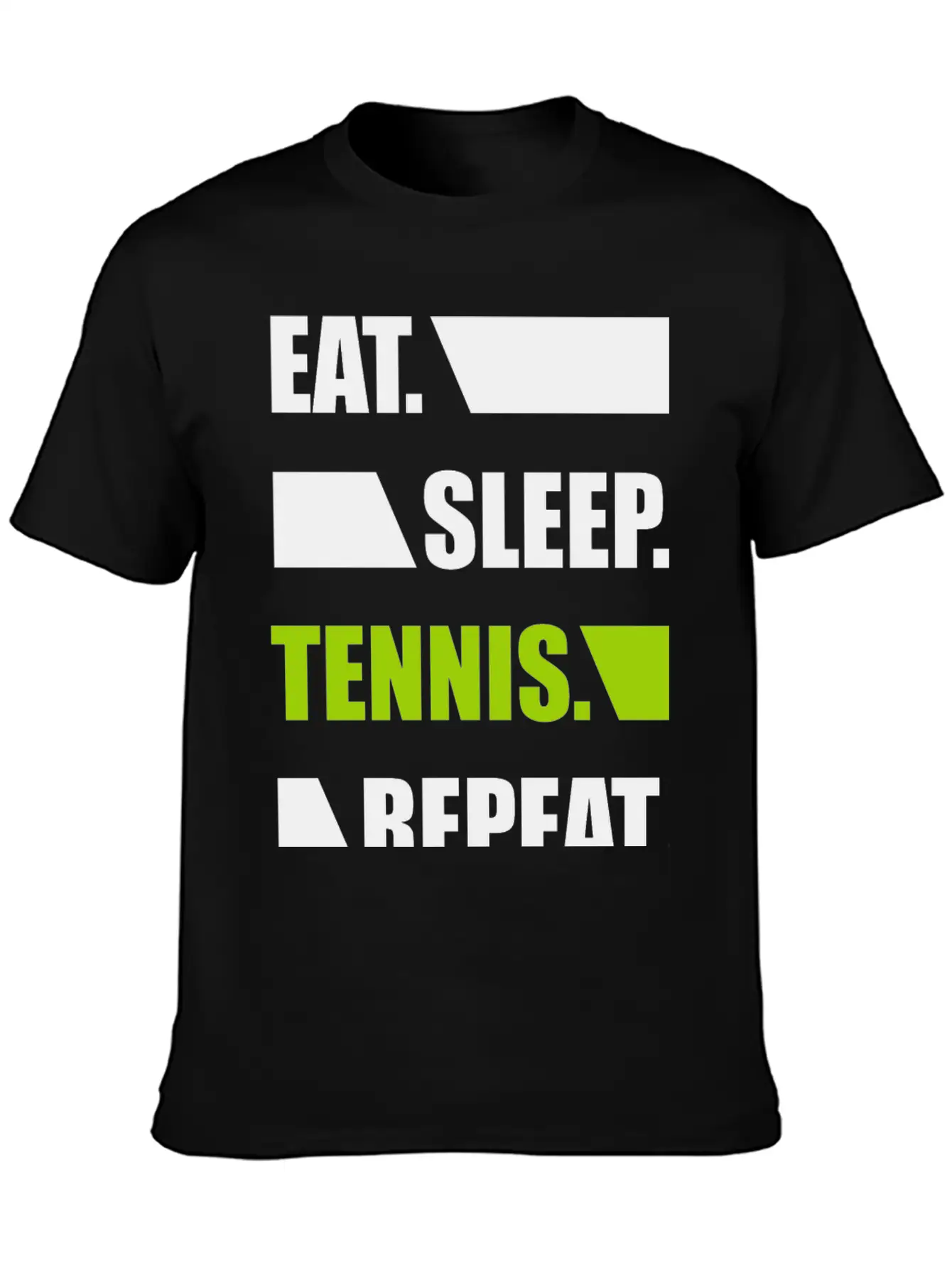 Eat Sleep Tennis Repeat Player Ball Tournament Unisex Casual T-Shirt – Clean Design For Daily Comfort