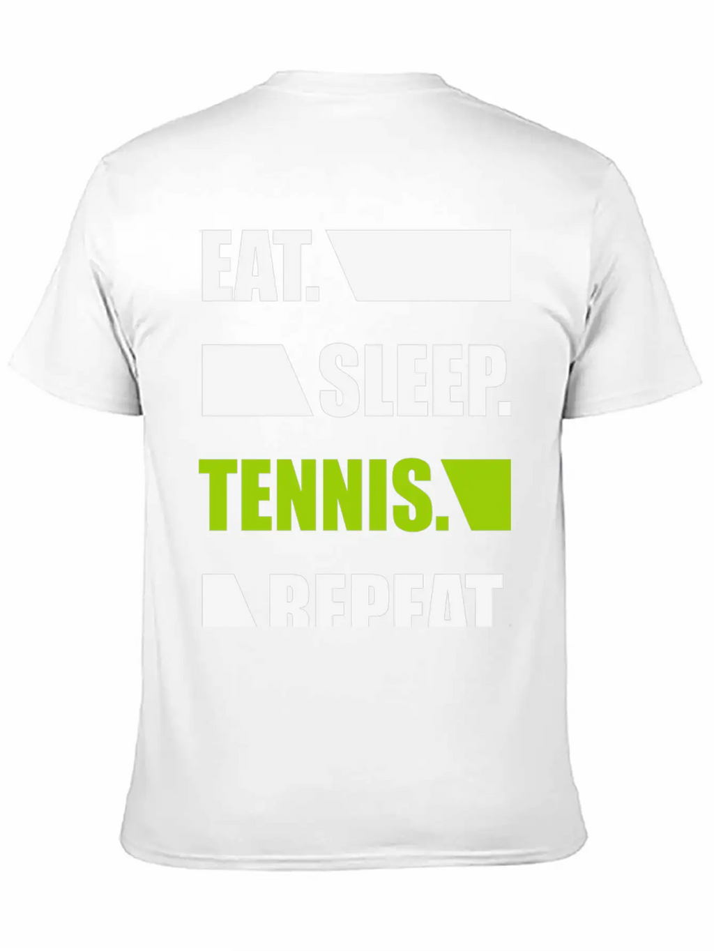 Eat Sleep Tennis Repeat Player Ball Tournament Unisex Casual T-Shirt – Clean Design For Daily Comfort