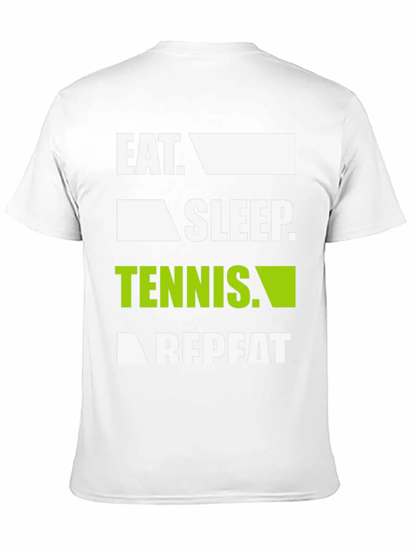 Eat Sleep Tennis Repeat Player Ball Tournament Unisex Casual T-Shirt – Clean Design For Daily Comfort