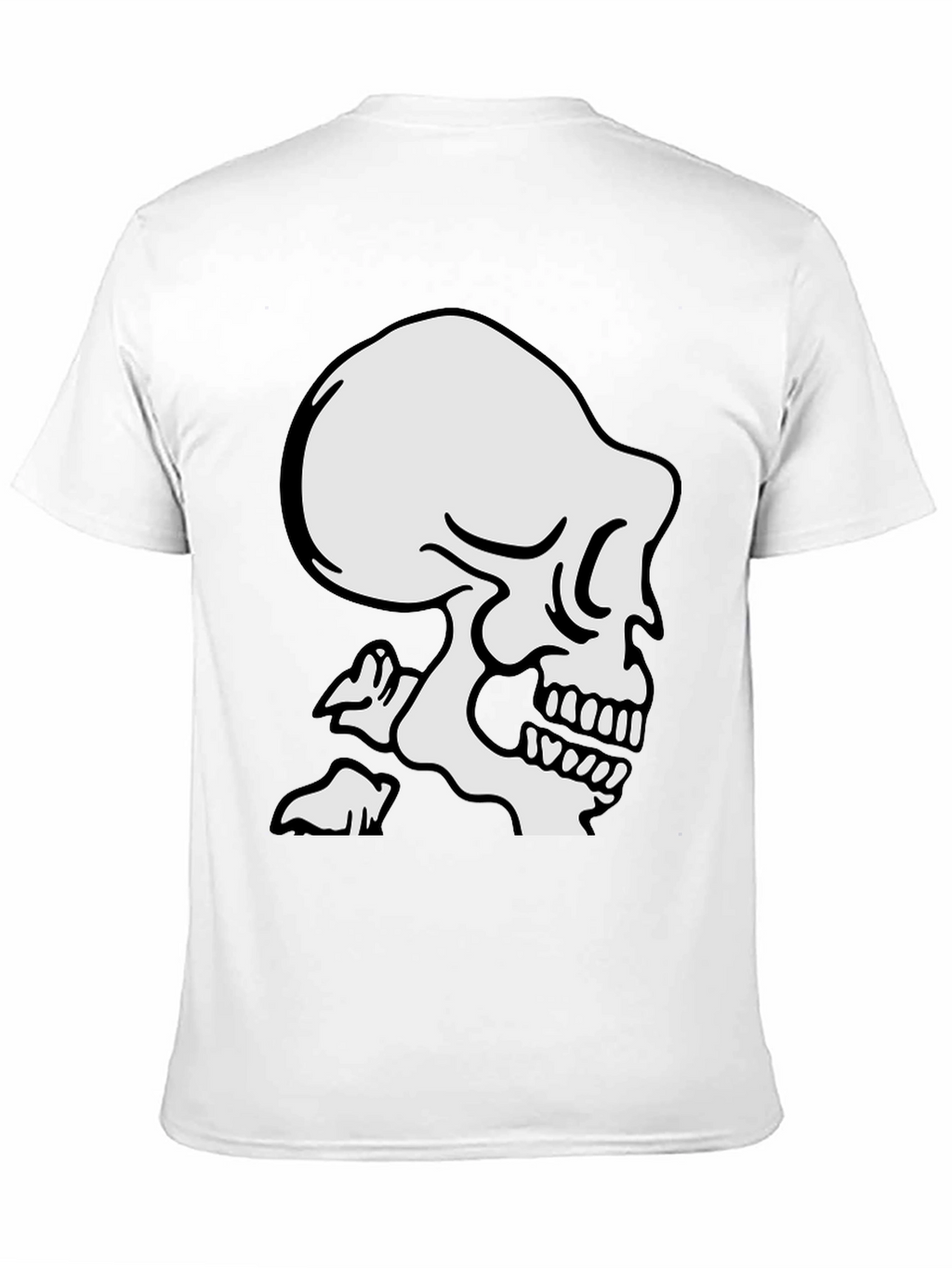 Black Skull Graphic T-Shirt