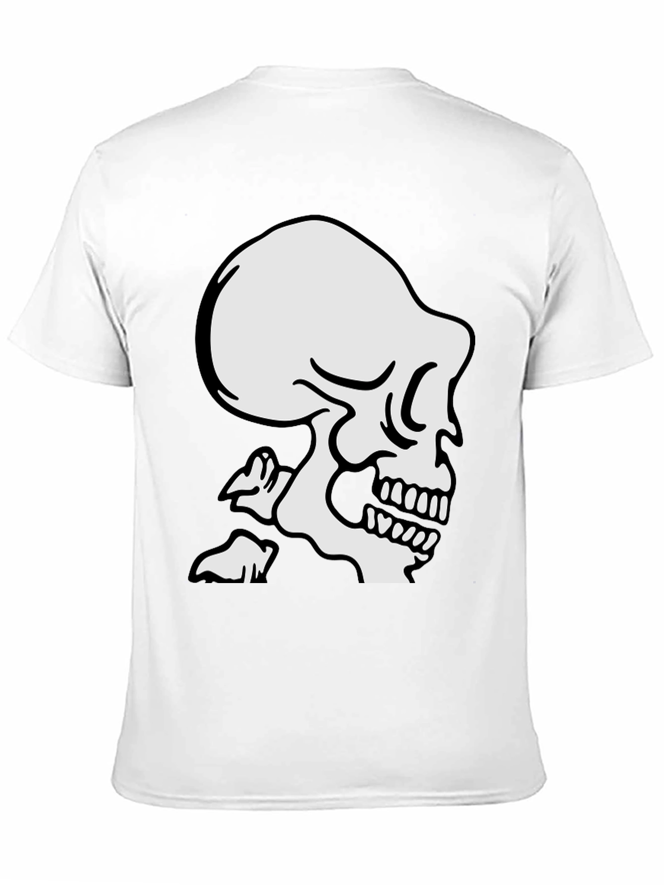Black Skull Graphic T-Shirt