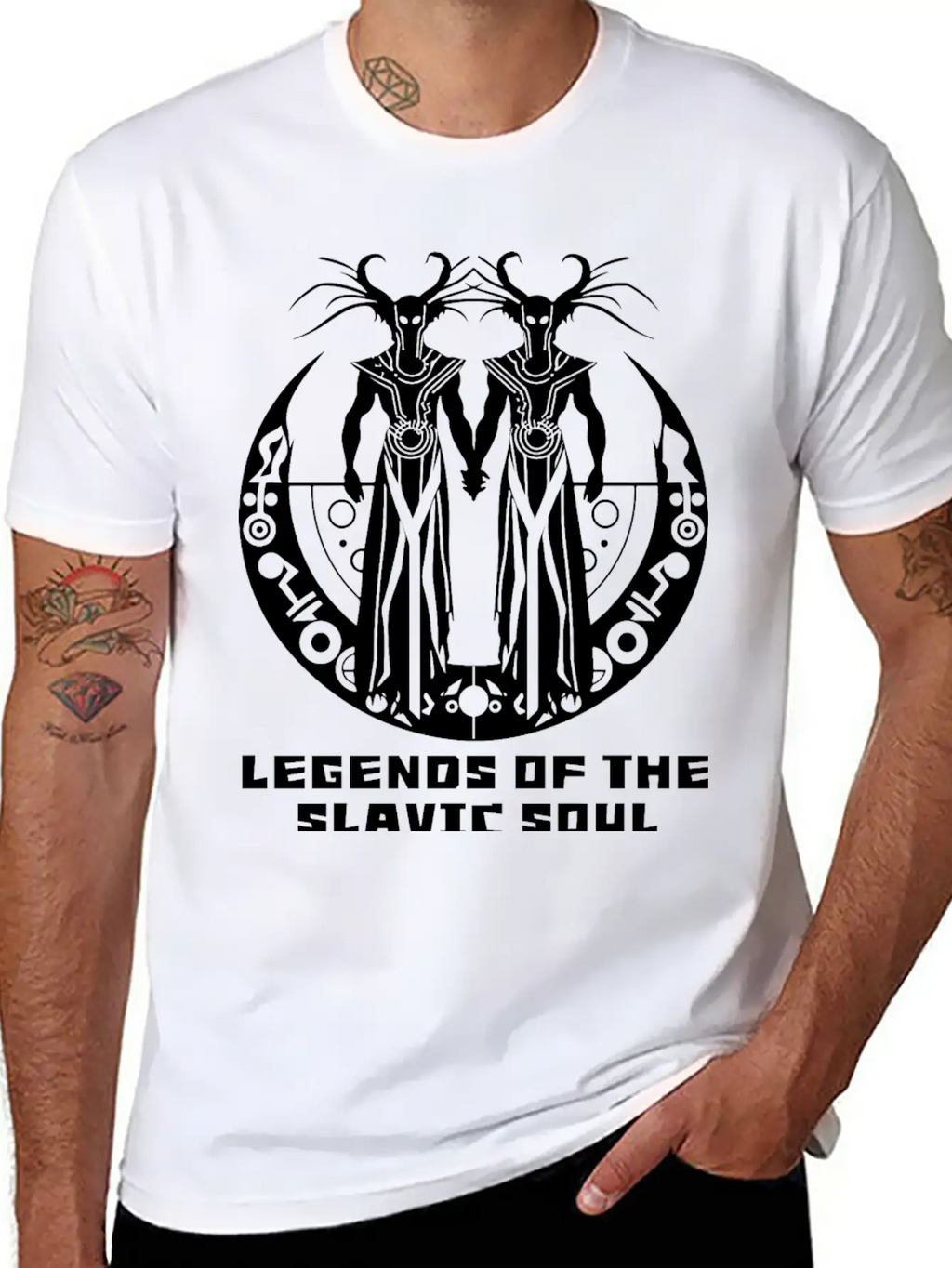 Echoes Of Slavic Legends Stylish Everyday T-Shirt – Unisex Basic Cotton Tee