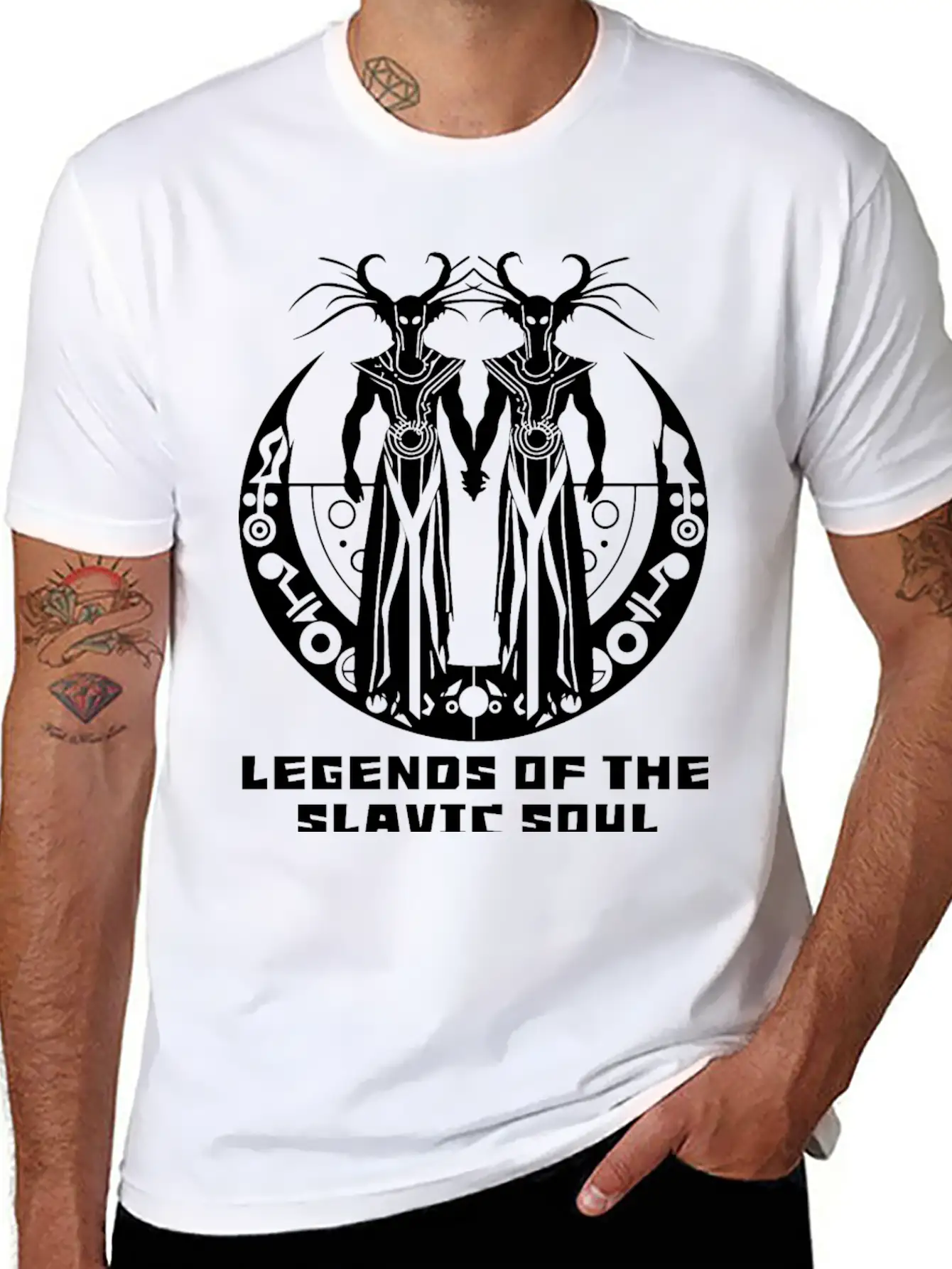 Echoes Of Slavic Legends Stylish Everyday T-Shirt – Unisex Basic Cotton Tee