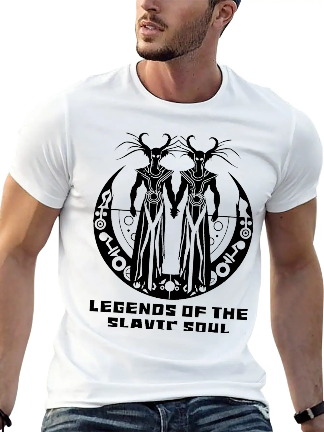 Echoes Of Slavic Legends Stylish Everyday T-Shirt – Unisex Basic Cotton Tee