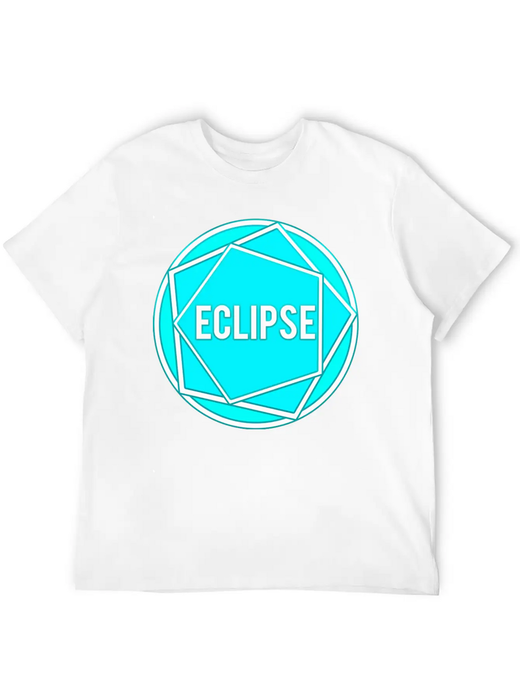 Eclipse Logo #3 Unisex Short Sleeve Soft Cotton T-Shirt – Casual Everyday Wear