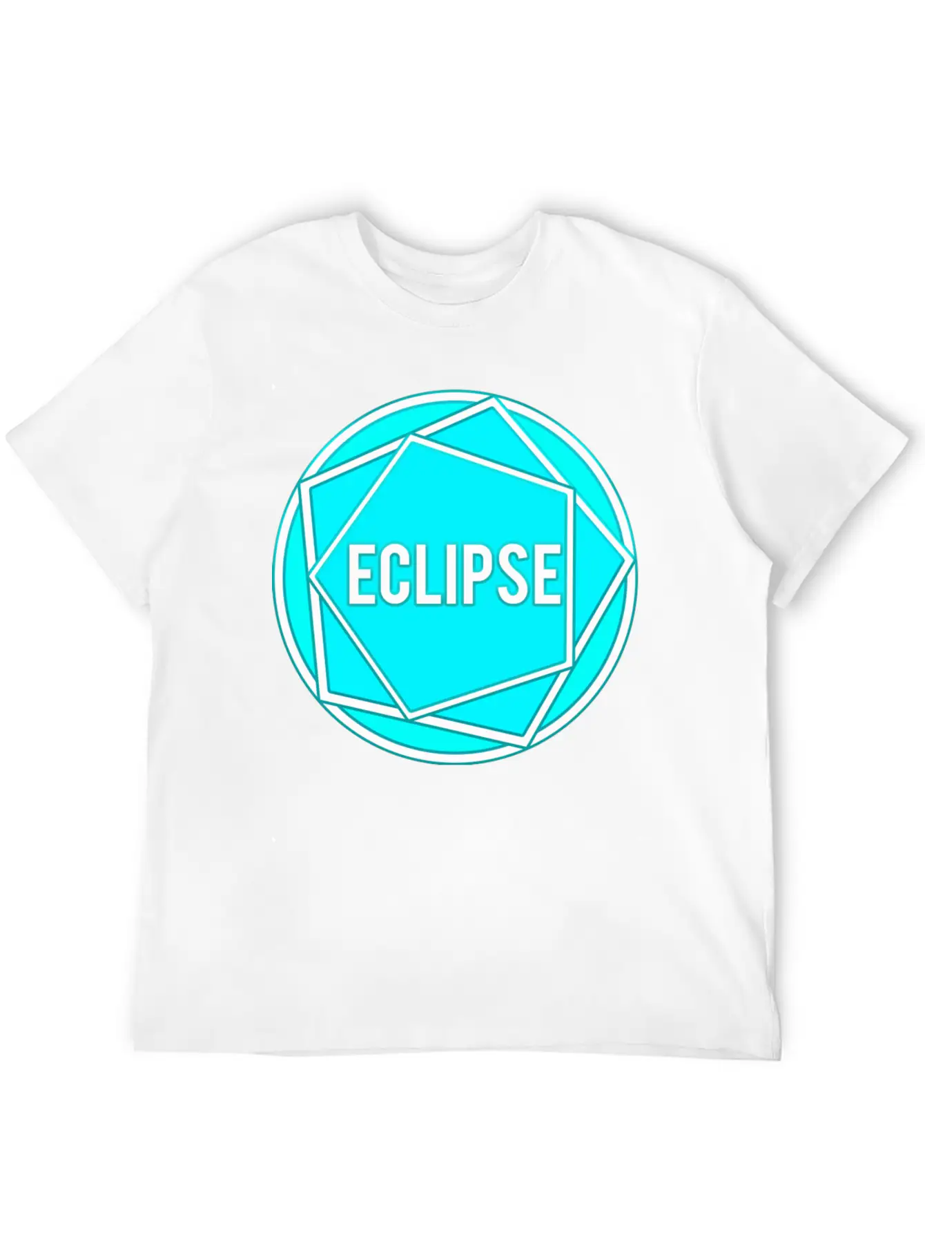 Eclipse Logo #3 Unisex Short Sleeve Soft Cotton T-Shirt – Casual Everyday Wear