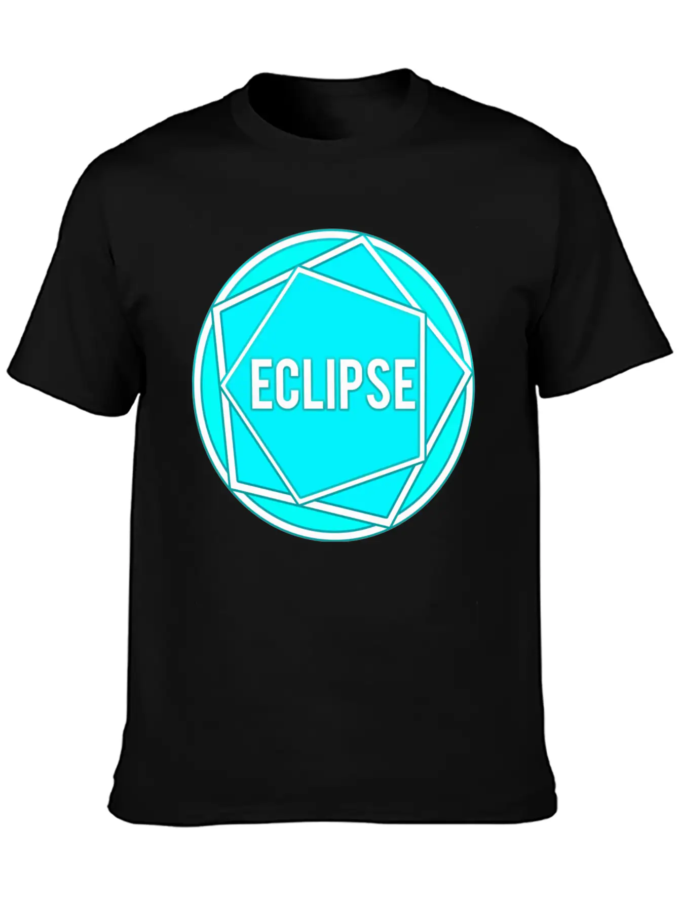 Eclipse Logo #3 Unisex Short Sleeve Soft Cotton T-Shirt – Casual Everyday Wear
