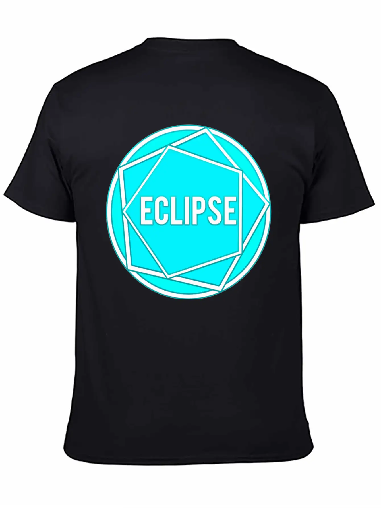 Eclipse Logo #3 Unisex Short Sleeve Soft Cotton T-Shirt – Casual Everyday Wear