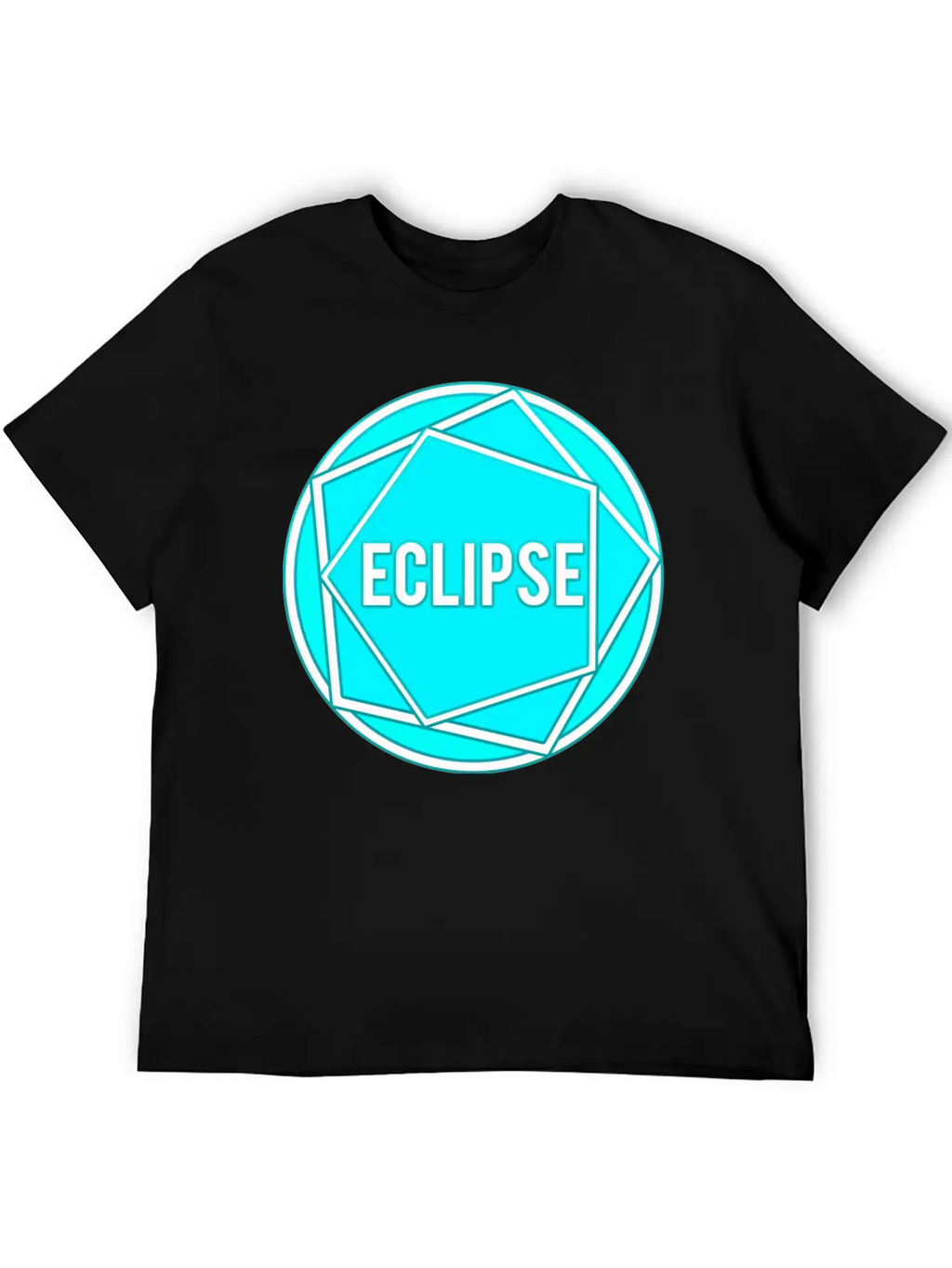 Eclipse Logo #3 Unisex Short Sleeve Soft Cotton T-Shirt – Casual Everyday Wear
