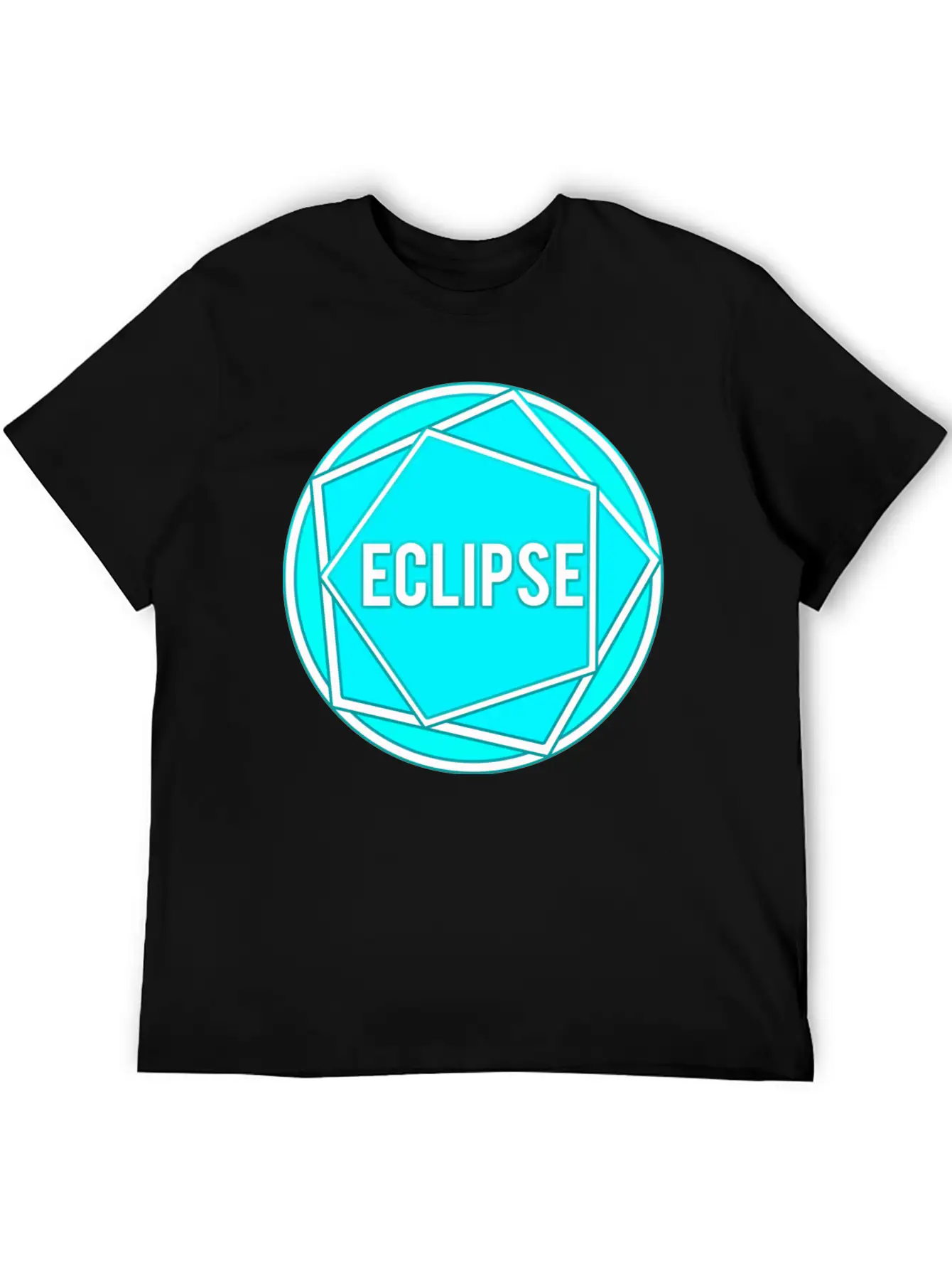 Eclipse Logo #3 Unisex Short Sleeve Soft Cotton T-Shirt – Casual Everyday Wear