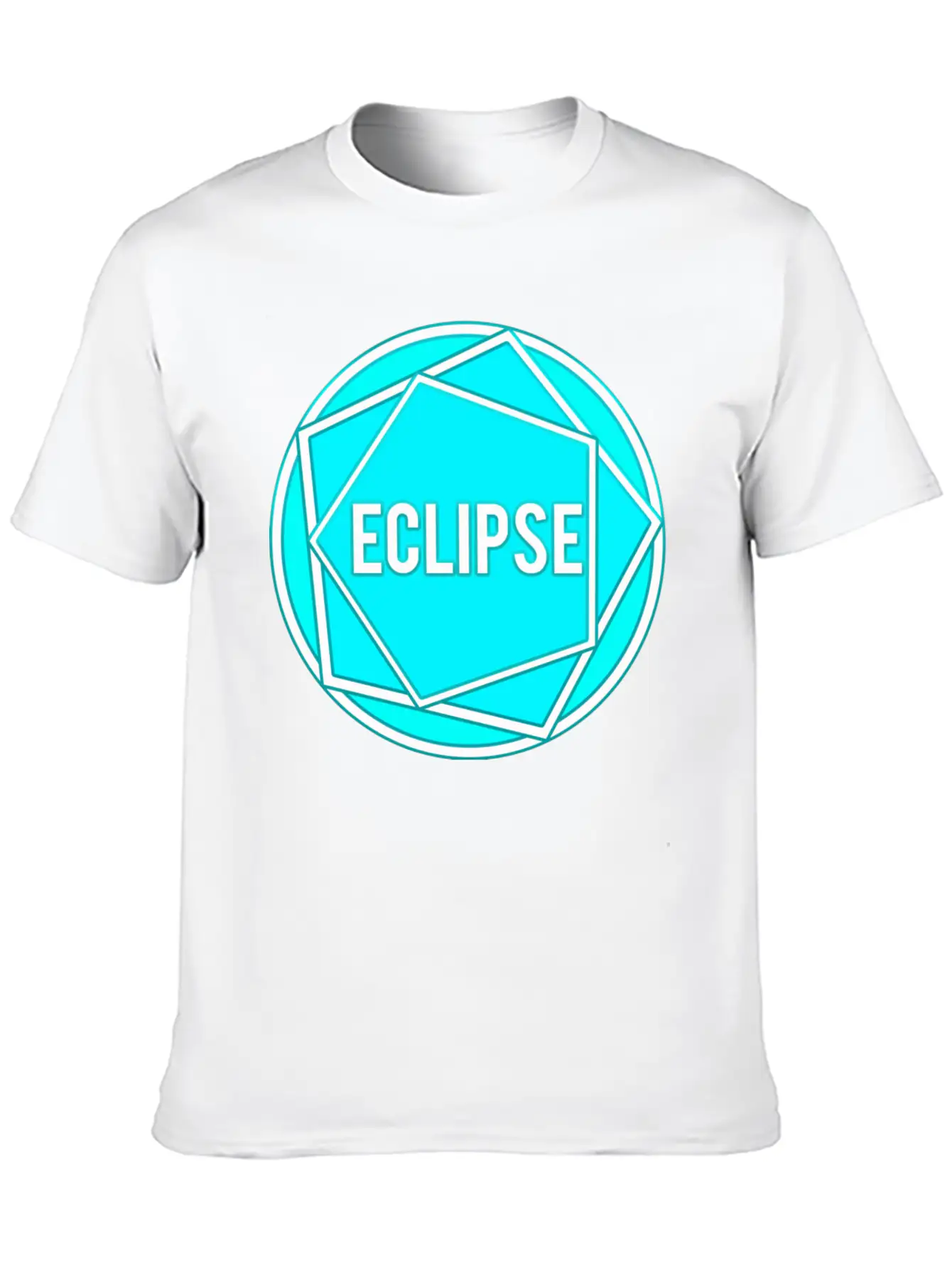 Eclipse Logo #3 Unisex Short Sleeve Soft Cotton T-Shirt – Casual Everyday Wear