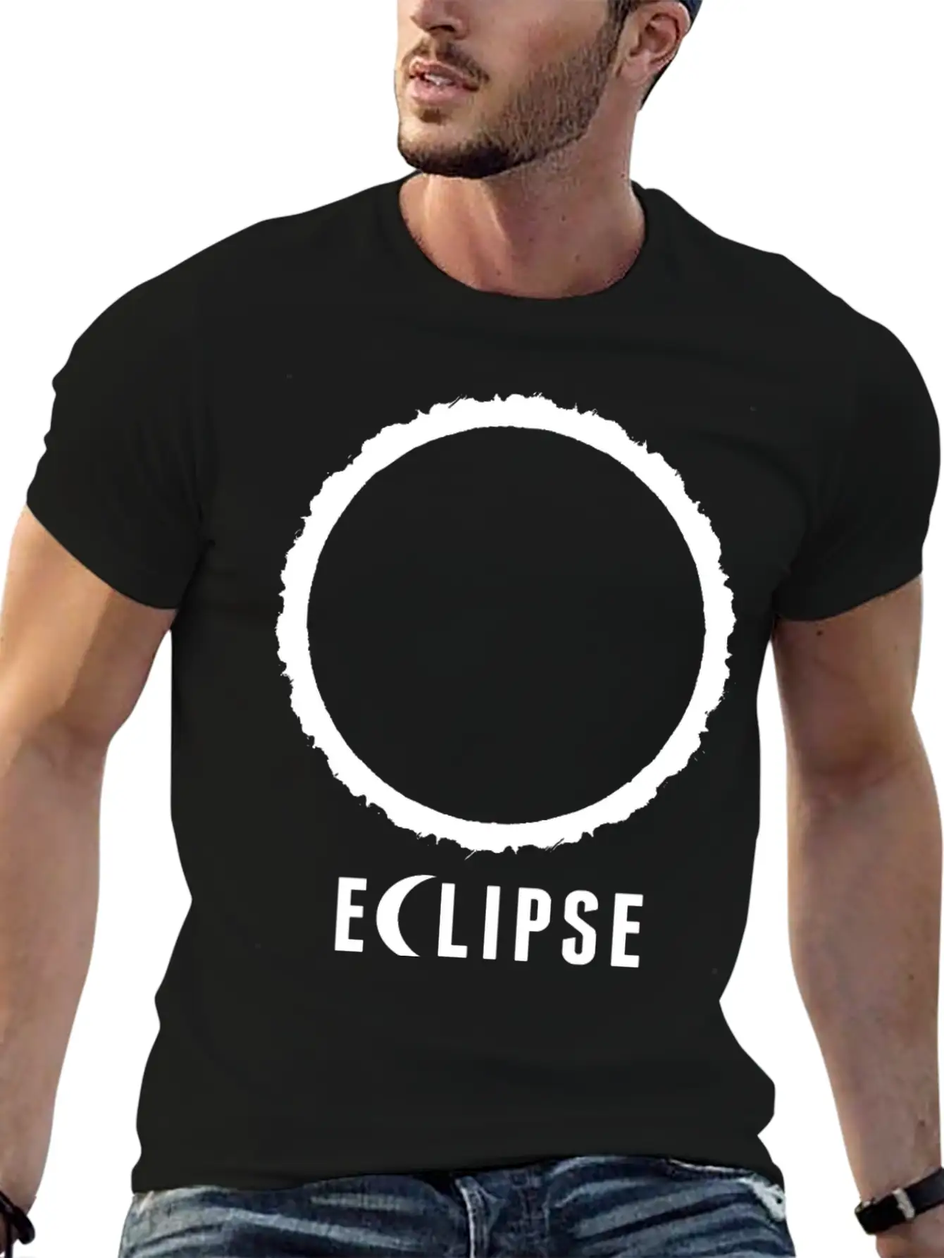 Eclipse Unisex Short Sleeve Soft Cotton T-Shirt – Casual Everyday Wear