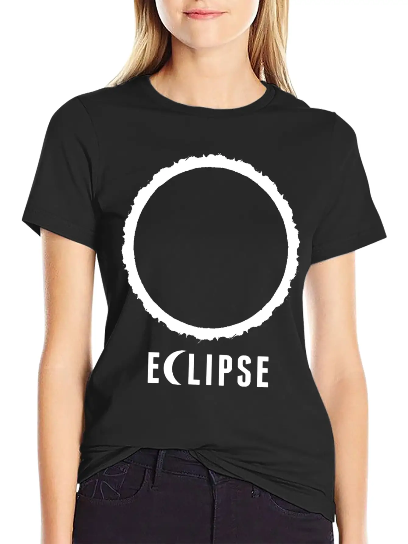 Eclipse Unisex Short Sleeve Soft Cotton T-Shirt – Casual Everyday Wear