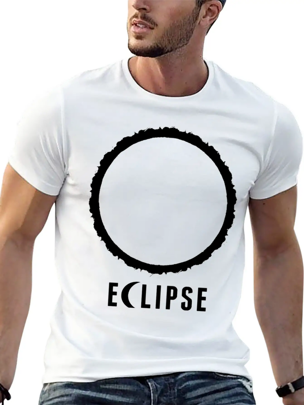 Eclipse Unisex Short Sleeve Soft Cotton T-Shirt – Casual Everyday Wear