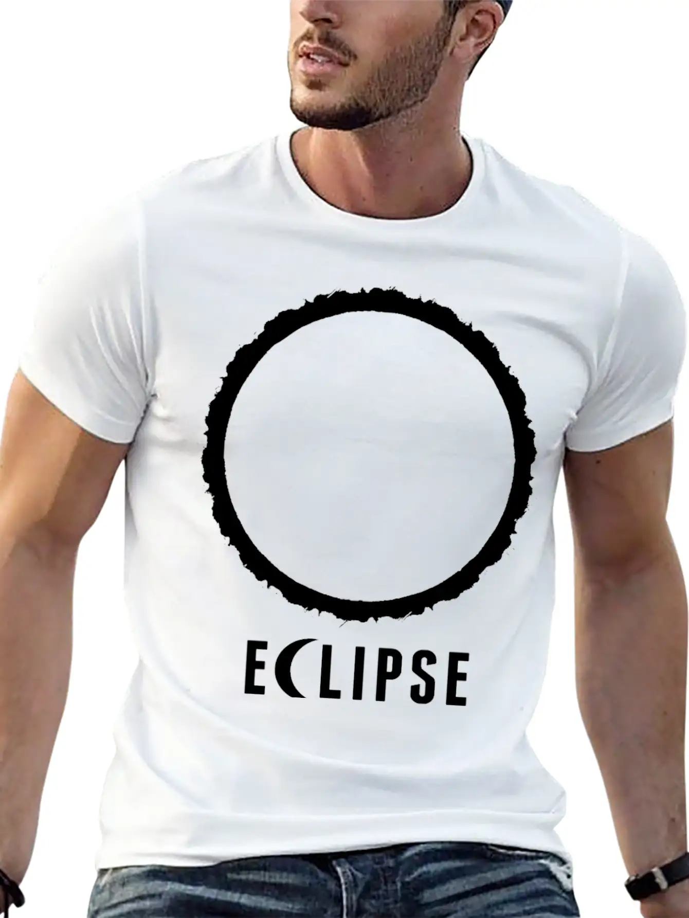 Eclipse Unisex Short Sleeve Soft Cotton T-Shirt – Casual Everyday Wear