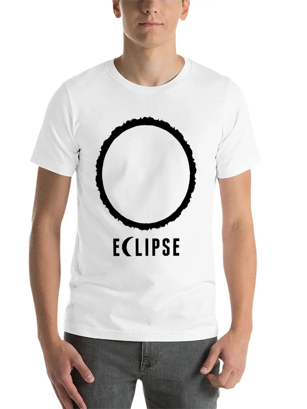 Eclipse Unisex Short Sleeve Soft Cotton T-Shirt – Casual Everyday Wear