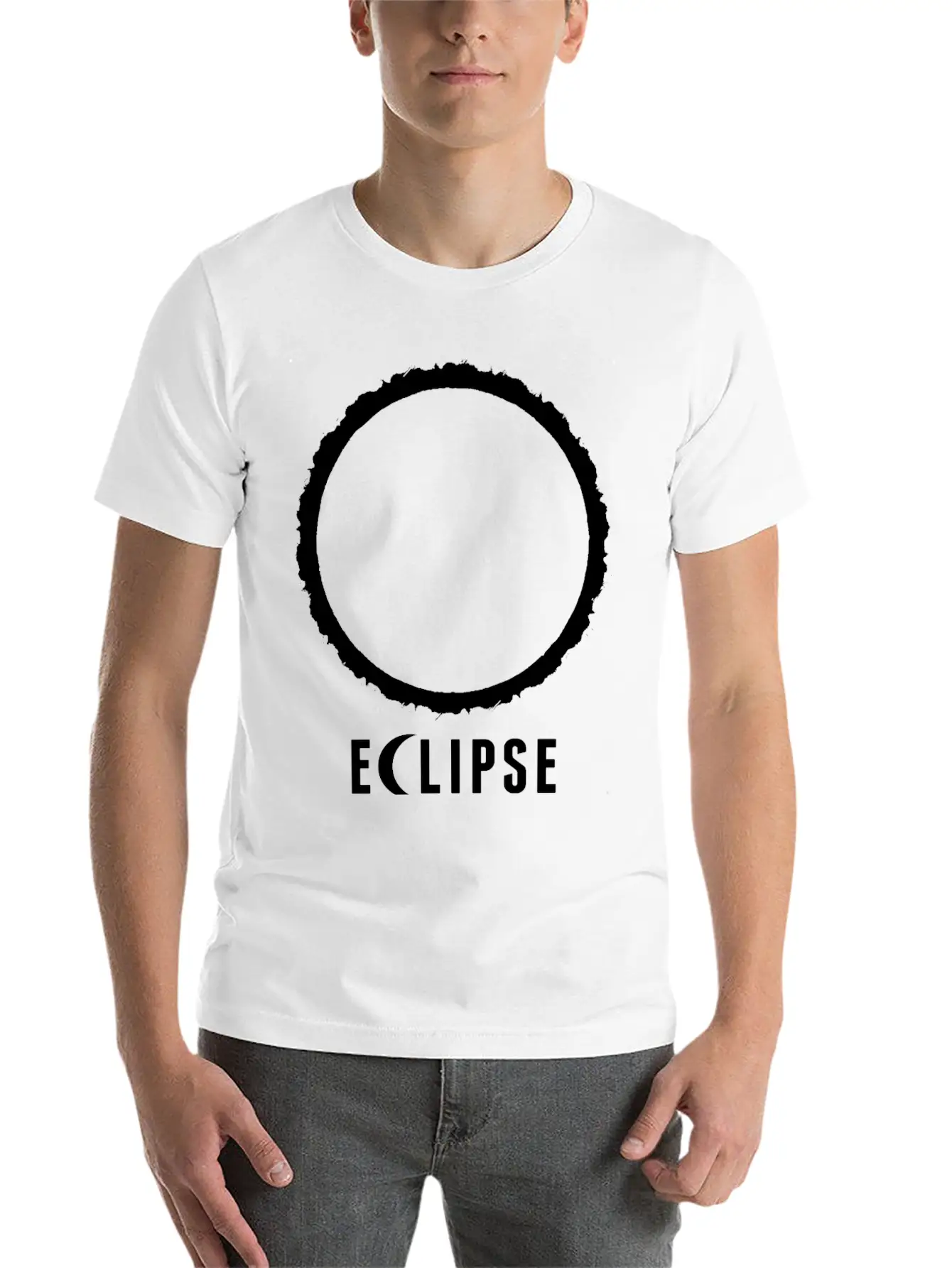 Eclipse Unisex Short Sleeve Soft Cotton T-Shirt – Casual Everyday Wear