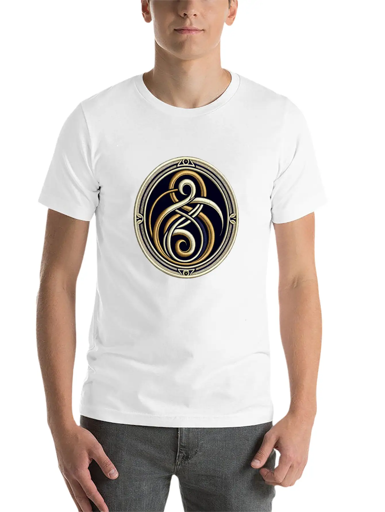 Ecliptic Elegance Essential Cotton Tee For Daily Outfits – Unisex Style