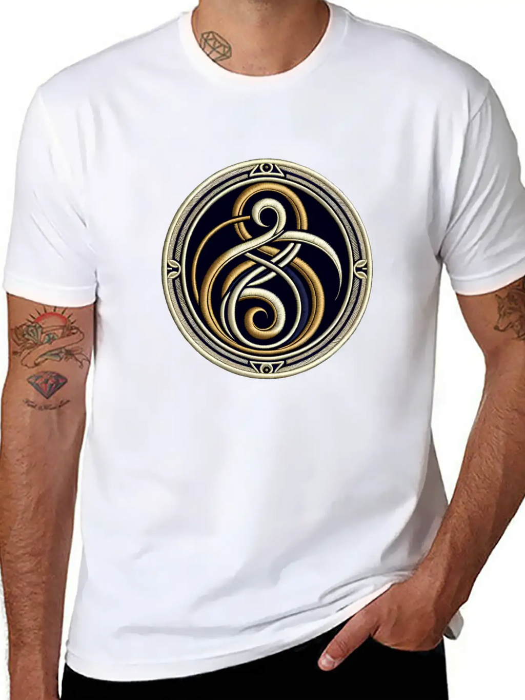 Ecliptic Elegance Essential Cotton Tee For Daily Outfits – Unisex Style