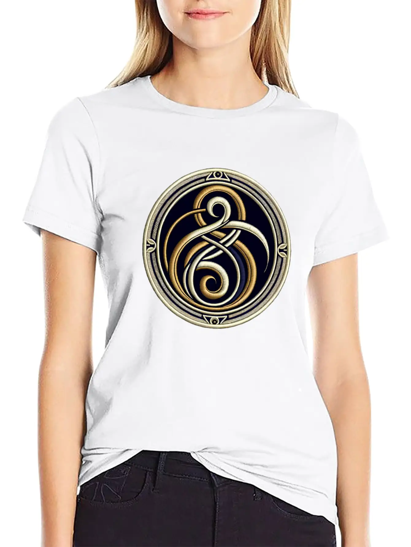 Ecliptic Elegance Essential Cotton Tee For Daily Outfits – Unisex Style