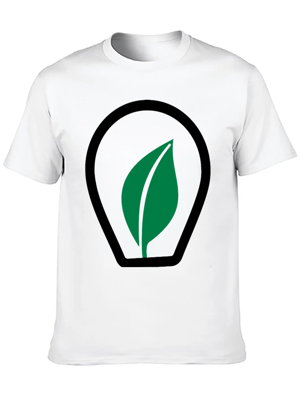 Eco Light Lamp Light Bulb Casual Graphic T-Shirt – Simple And Comfortable Daily Wear