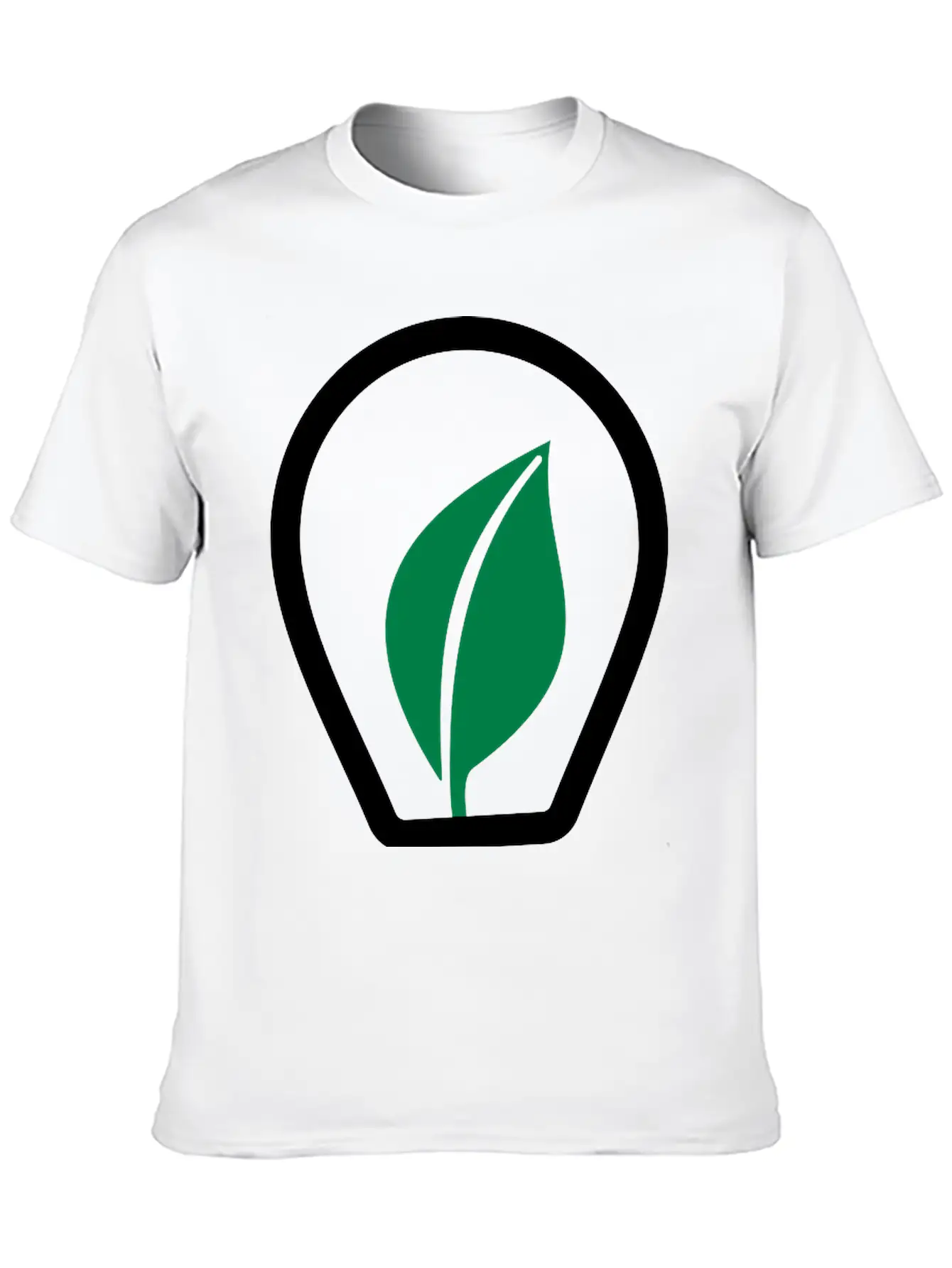 Eco Light Lamp Light Bulb Casual Graphic T-Shirt – Simple And Comfortable Daily Wear