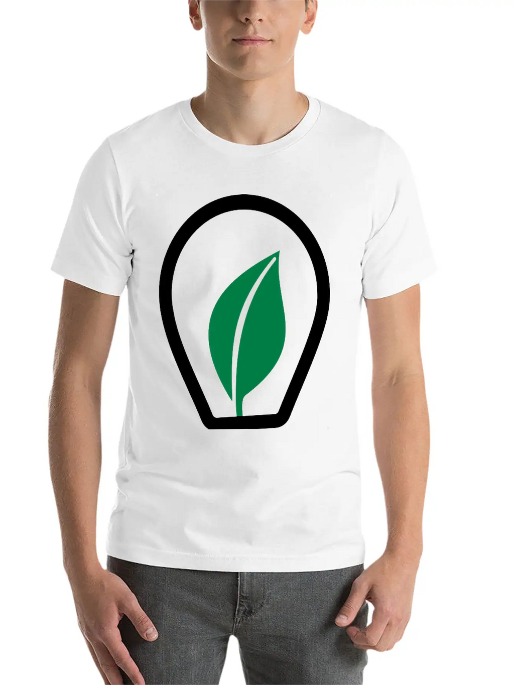 Eco Light Lamp Light Bulb Casual Graphic T-Shirt – Simple And Comfortable Daily Wear