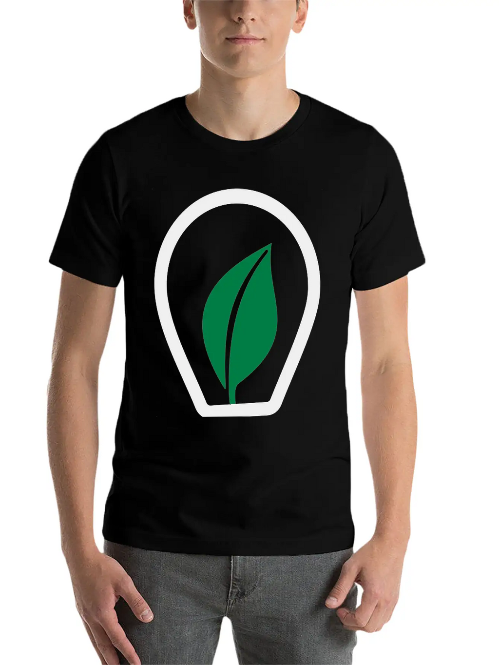 Eco Light Lamp Light Bulb Casual Graphic T-Shirt – Simple And Comfortable Daily Wear