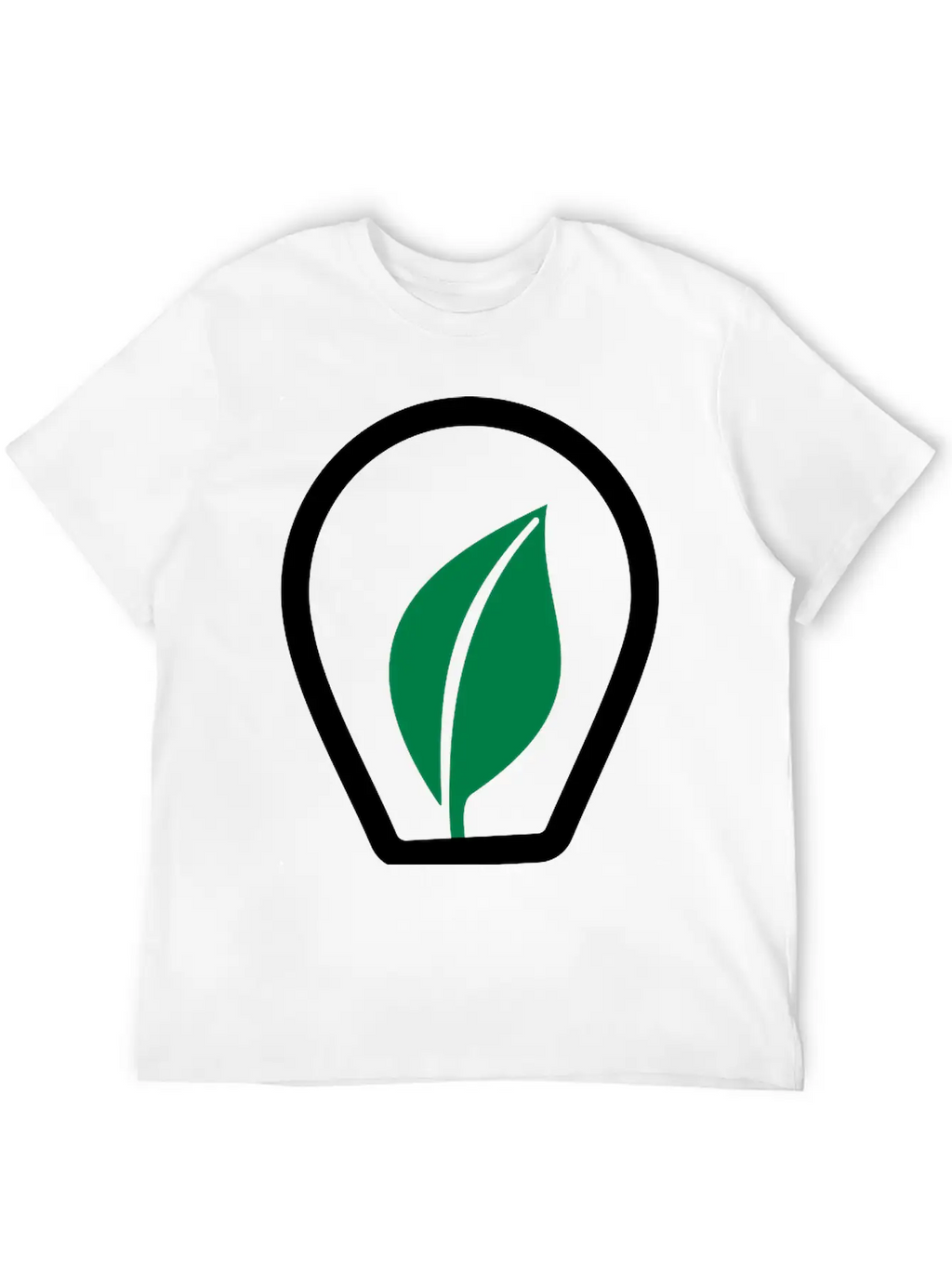 Eco Light Lamp Light Bulb Casual Graphic T-Shirt – Simple And Comfortable Daily Wear