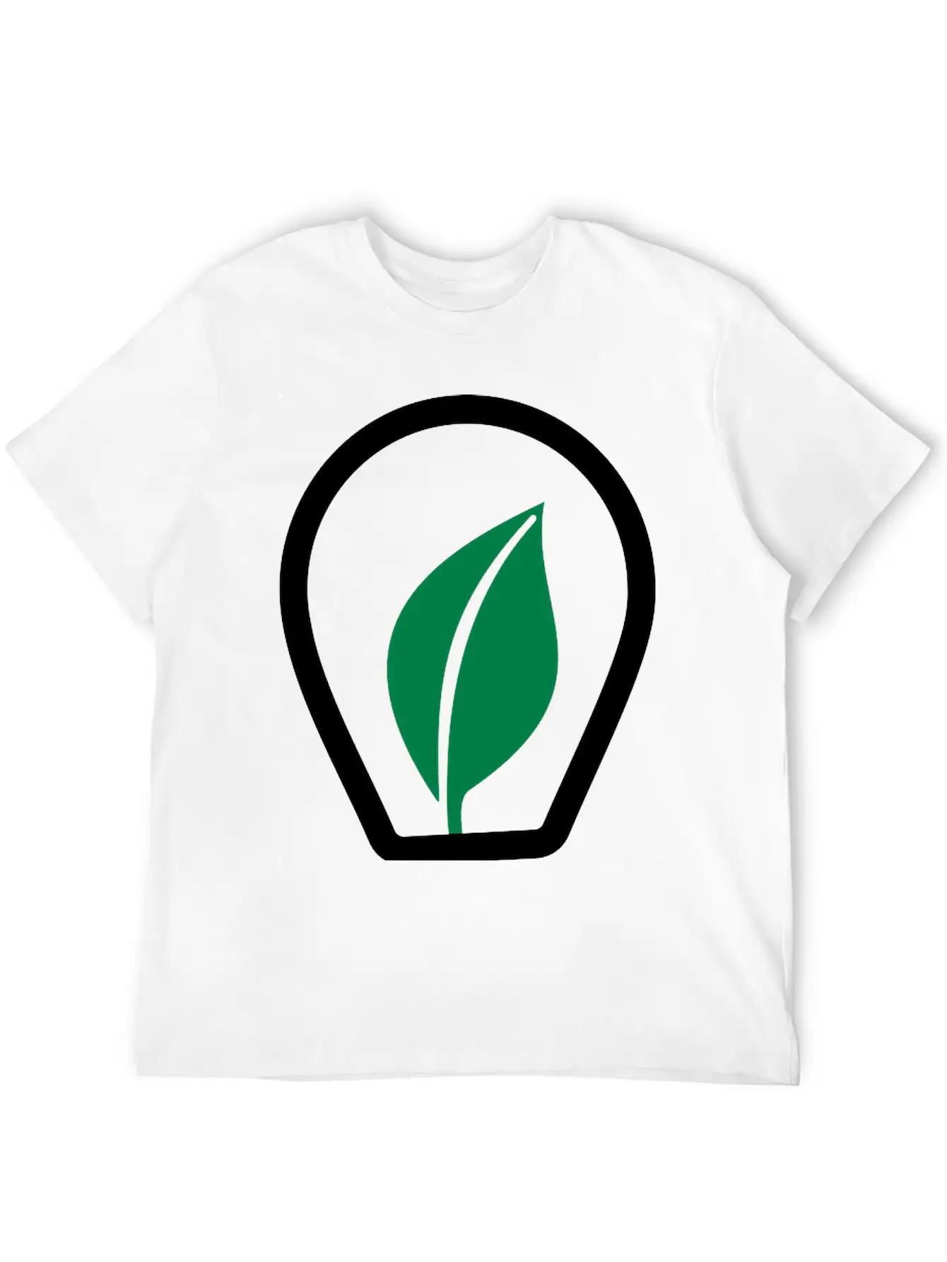 Eco Light Lamp Light Bulb Casual Graphic T-Shirt – Simple And Comfortable Daily Wear