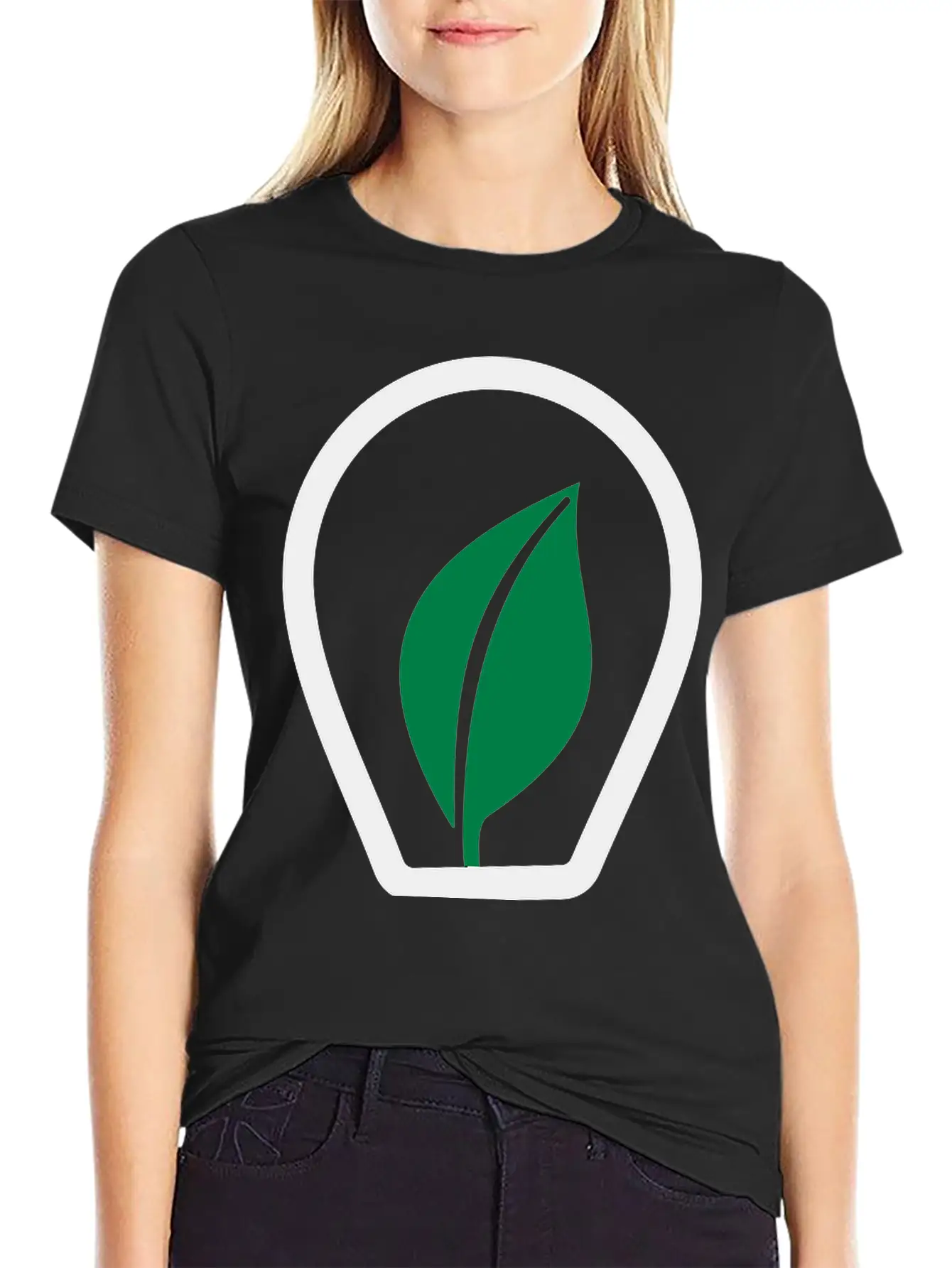 Eco Light Lamp Light Bulb Casual Graphic T-Shirt – Simple And Comfortable Daily Wear
