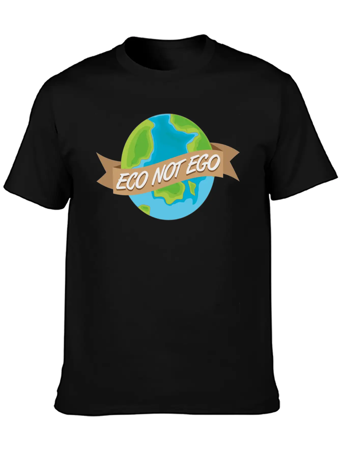 Eco Not Ego Earth Day Unisex Casual T-Shirt – Clean Design For Daily Comfort