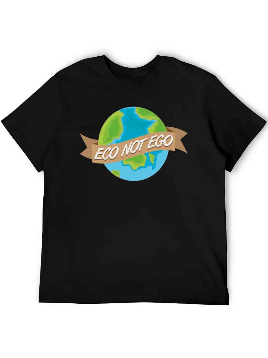 Eco Not Ego Earth Day Unisex Casual T-Shirt – Clean Design For Daily Comfort
