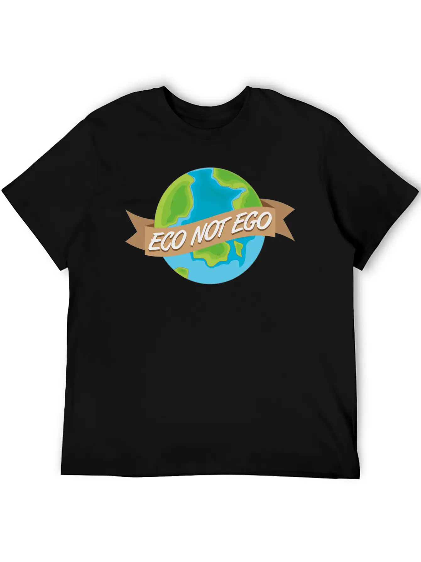 Eco Not Ego Earth Day Unisex Casual T-Shirt – Clean Design For Daily Comfort