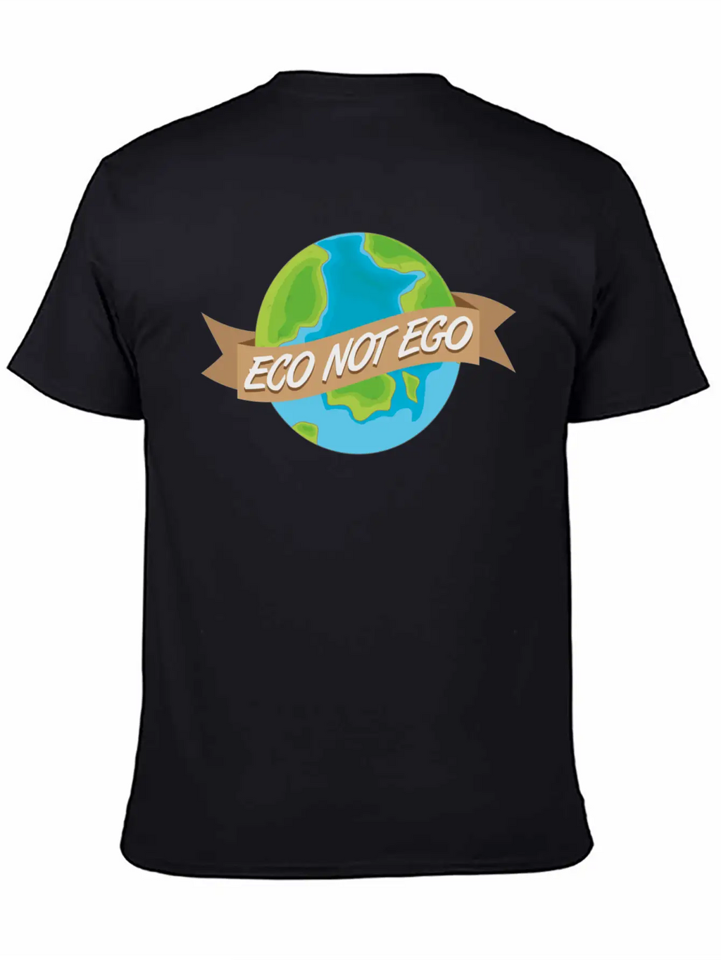 Eco Not Ego Earth Day Unisex Casual T-Shirt – Clean Design For Daily Comfort