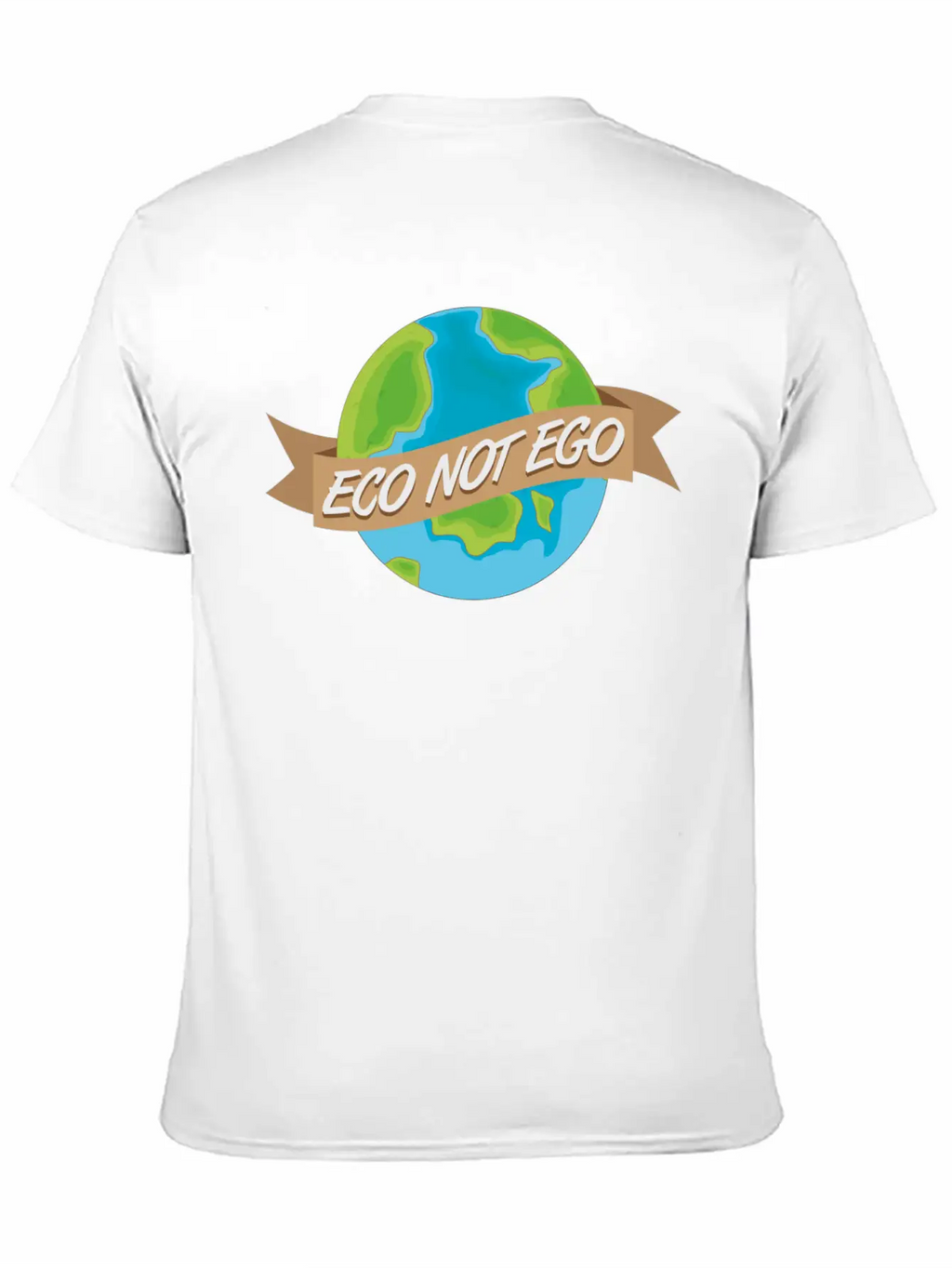 Eco Not Ego Earth Day Unisex Casual T-Shirt – Clean Design For Daily Comfort