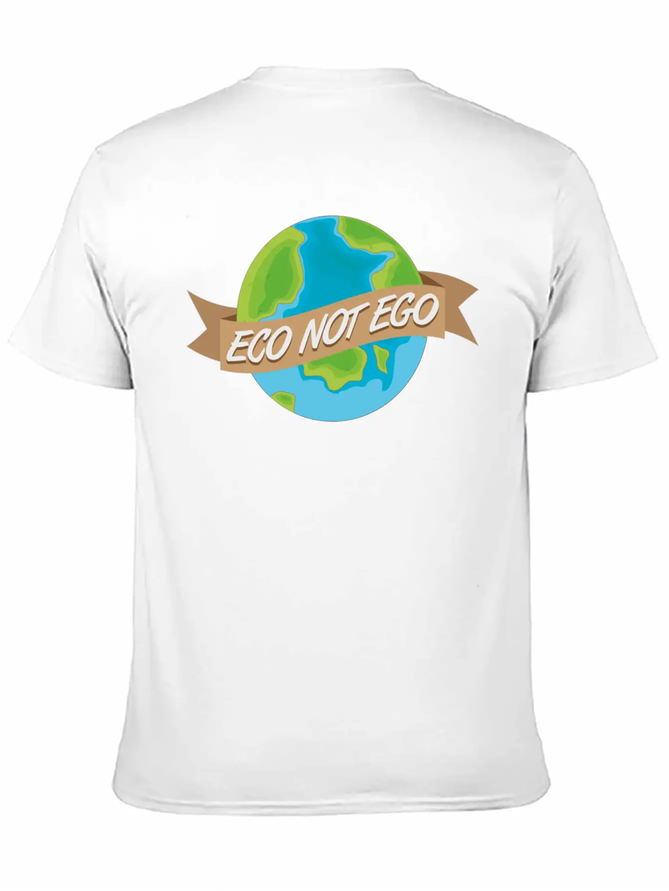 Eco Not Ego Earth Day Unisex Casual T-Shirt – Clean Design For Daily Comfort