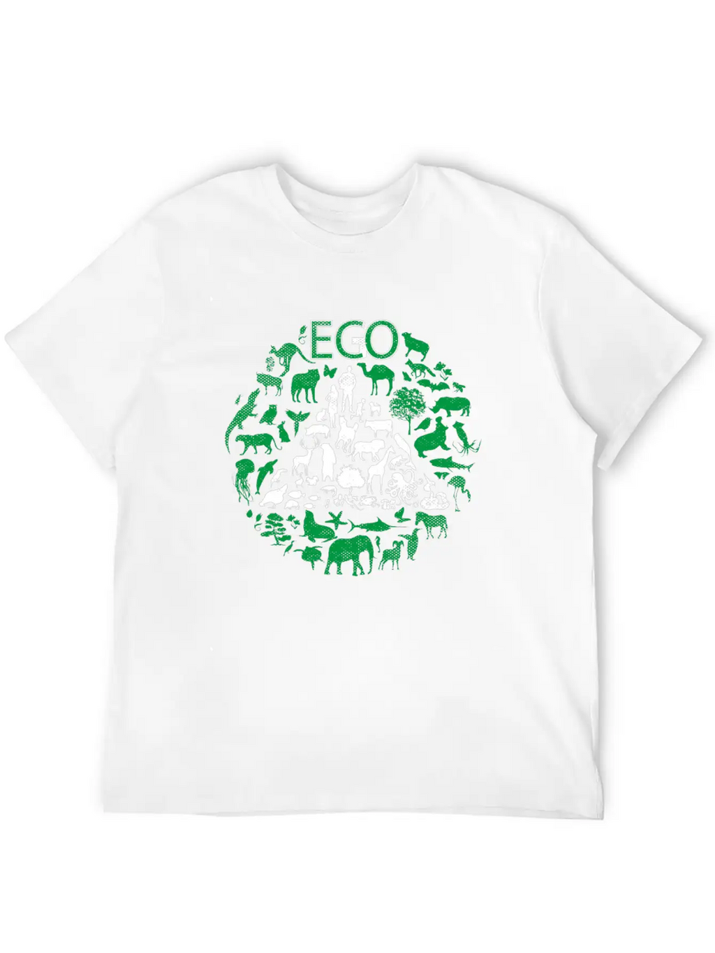 ECO Or EGO - ECONOMIC Or EGOISTIC Unisex Short Sleeve Soft Cotton T-Shirt – Casual Everyday Wear