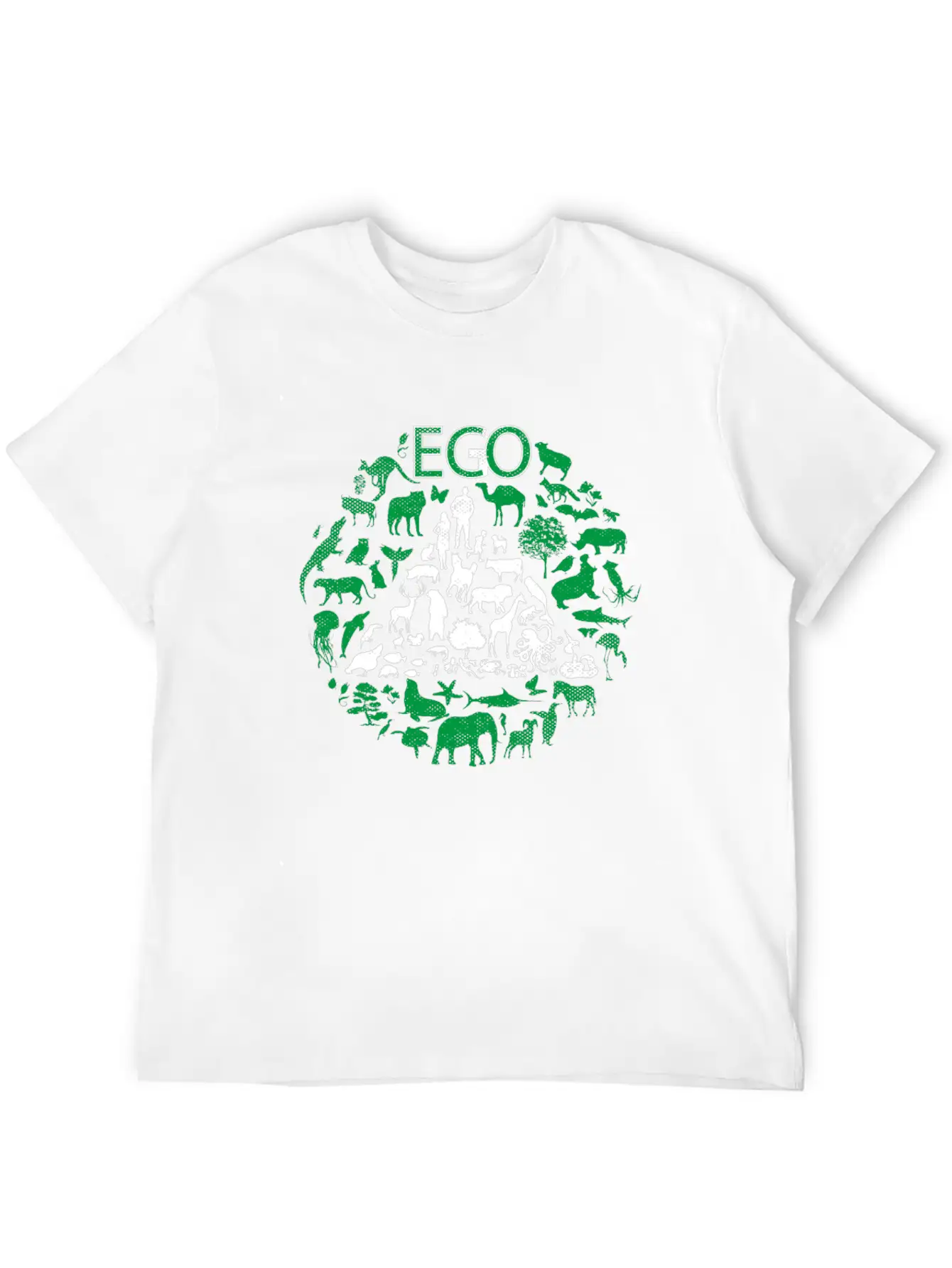 ECO Or EGO - ECONOMIC Or EGOISTIC Unisex Short Sleeve Soft Cotton T-Shirt – Casual Everyday Wear